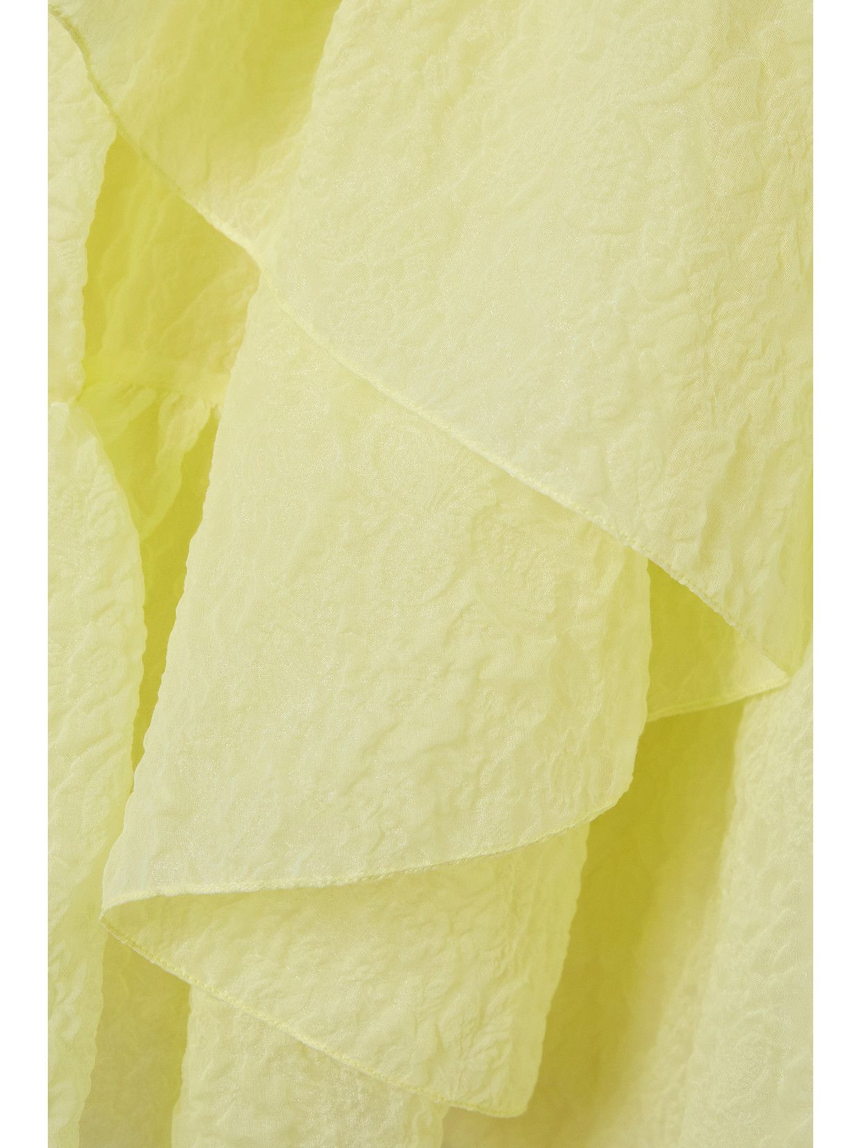 Marganita Ruffled Tiered Cloqué Midi