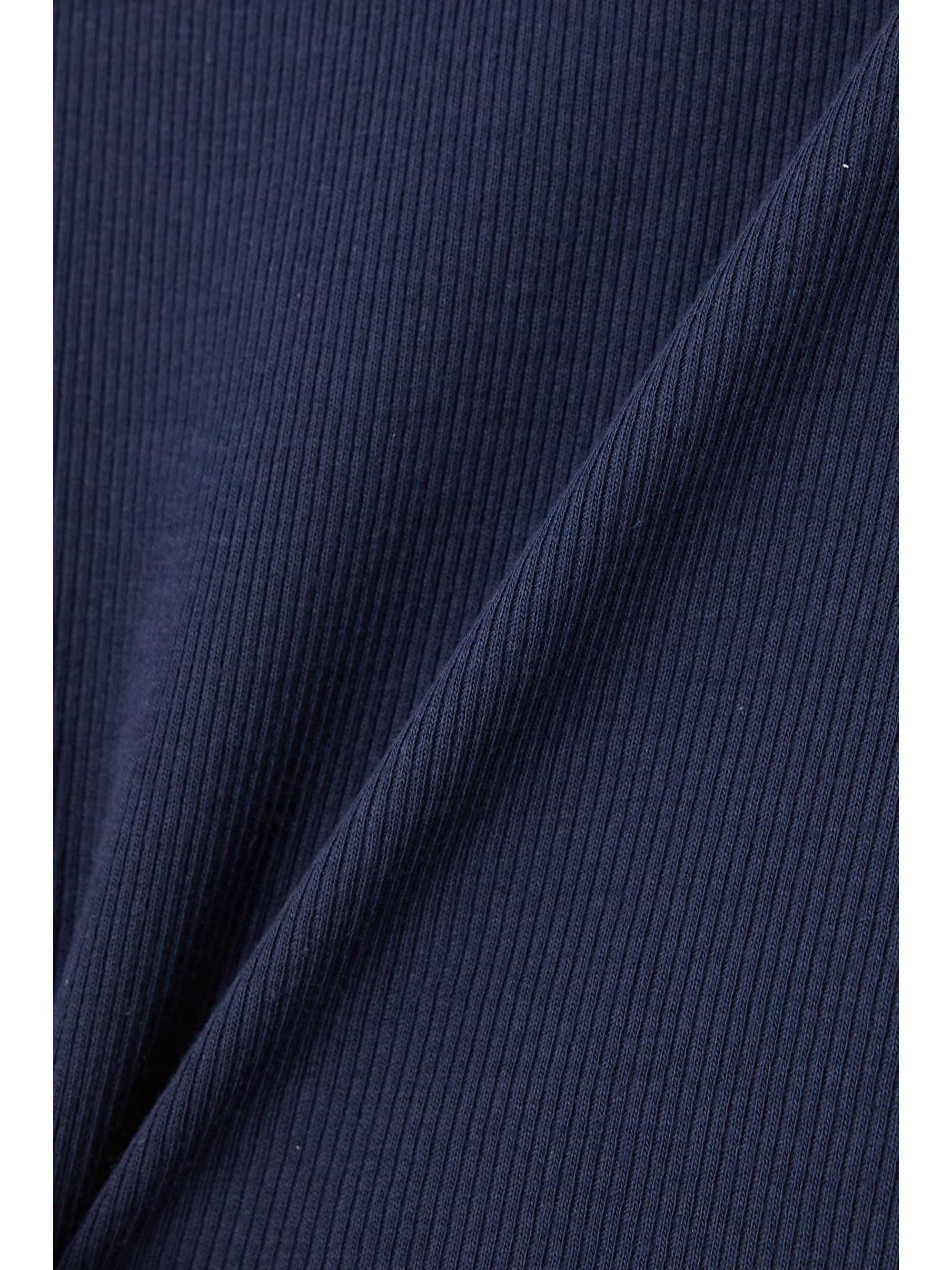 SKIMS Ribbed stretchcotton jersey playsuit Navy NETAPORTER