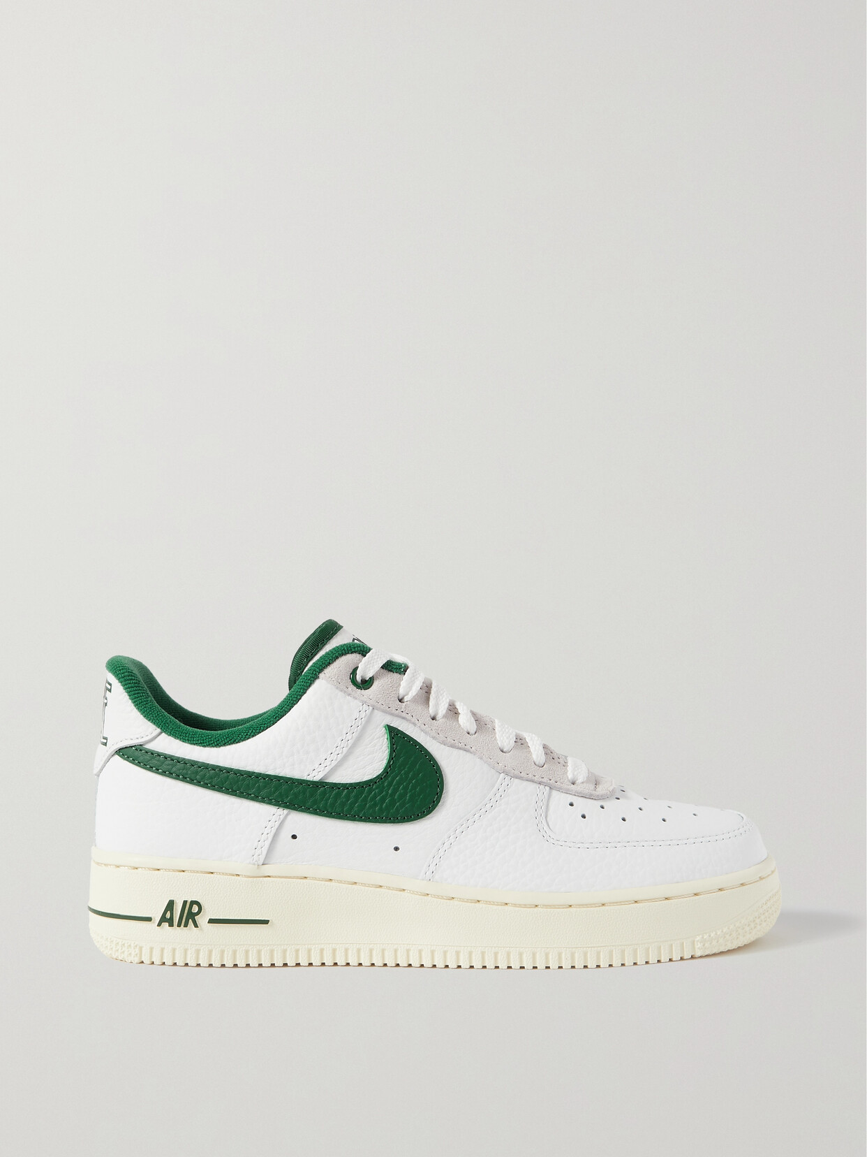 Nike - Air Force 1 '07 Suede-trimmed Leather Sneakers - White