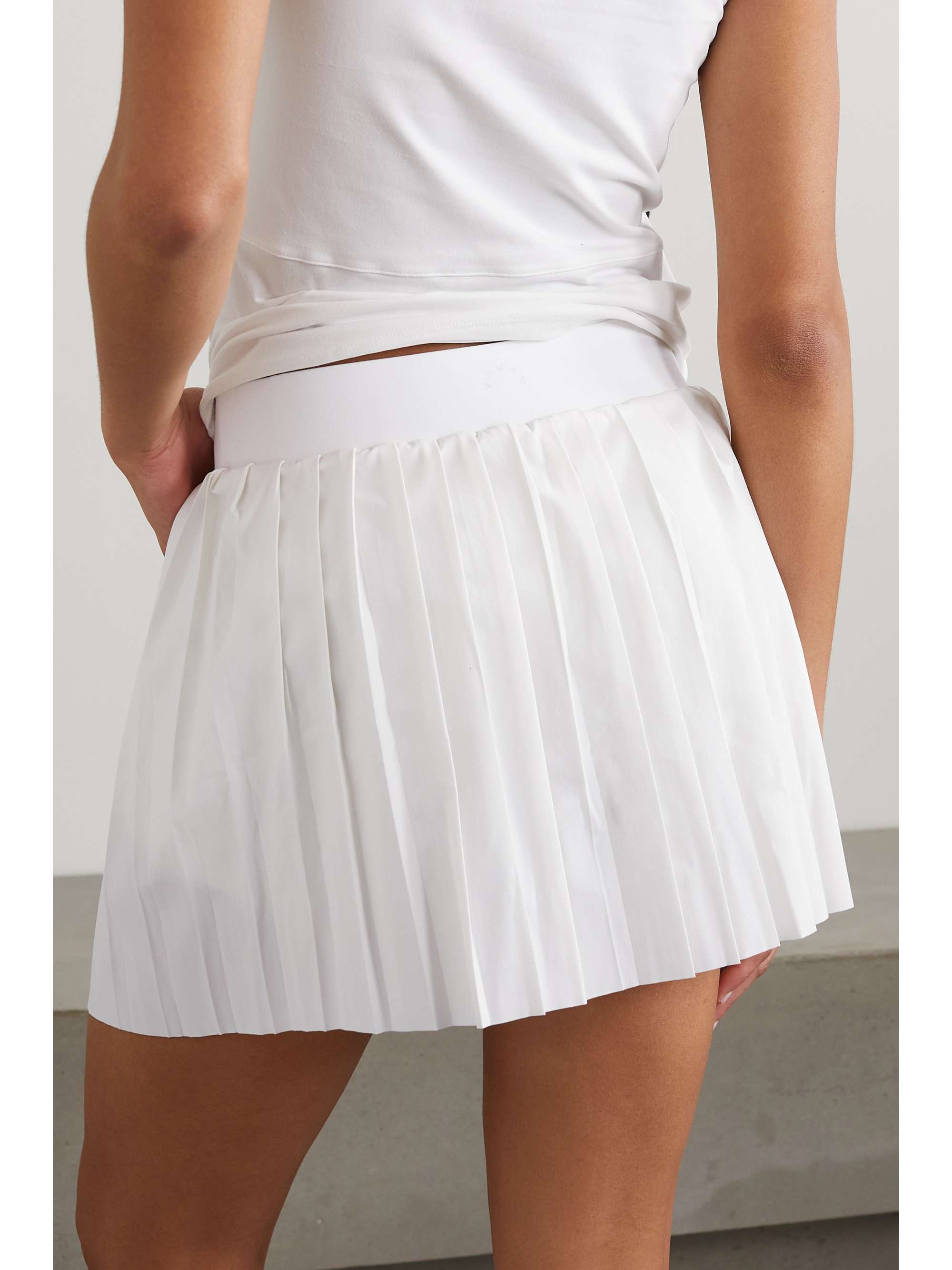 VARLEY Kalmia pleated stretch-jersey tennis skirt