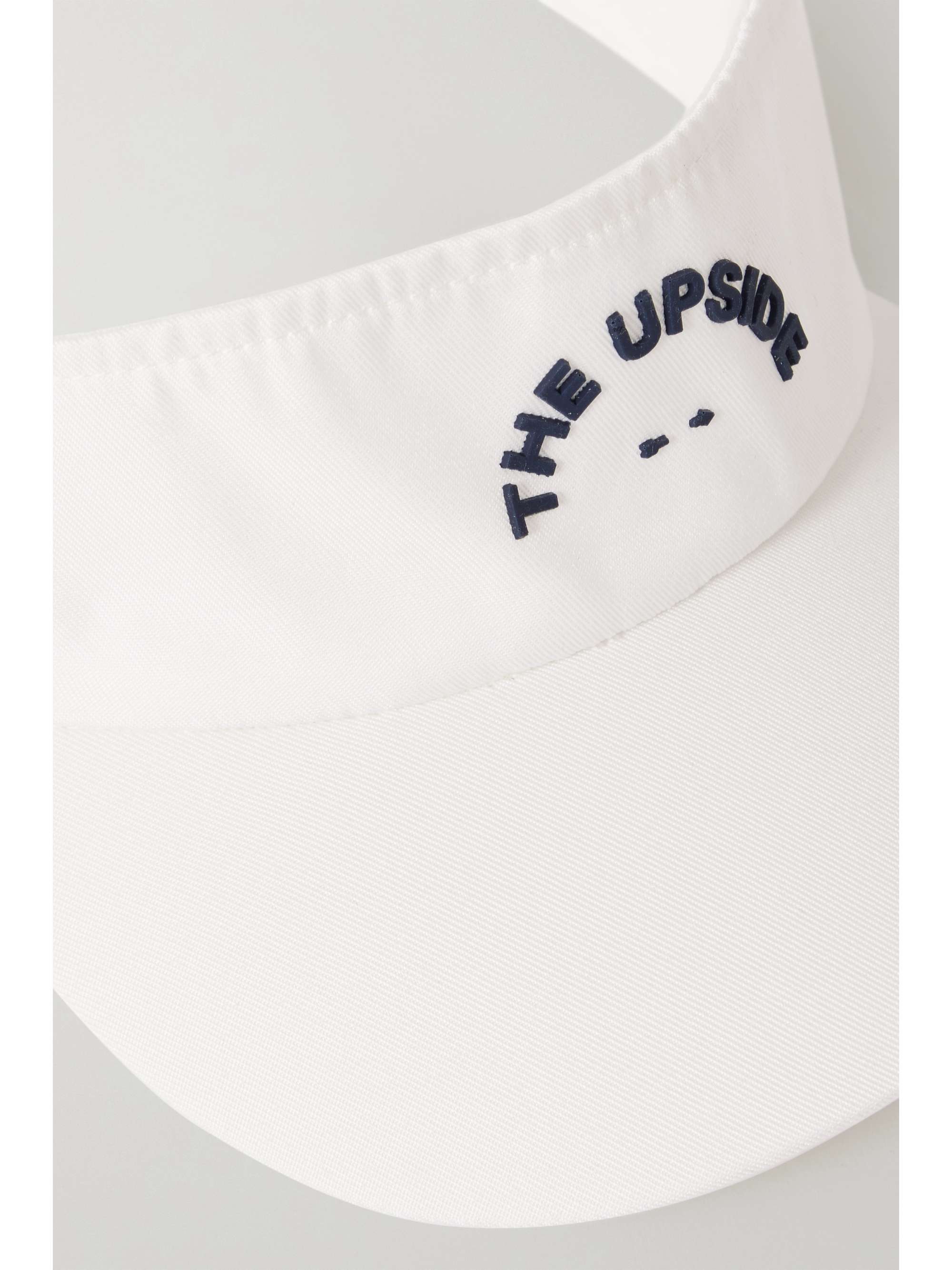 THE UPSIDE Sunny embroidered cotton-twill visor