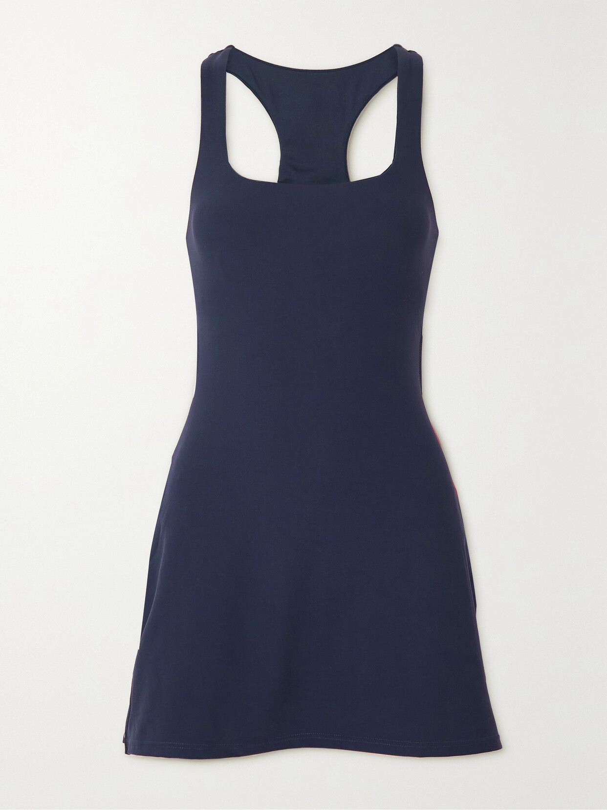 The Upside Hot Shot Cutout Stretch Recycled-jersey Tennis Dress In Blue