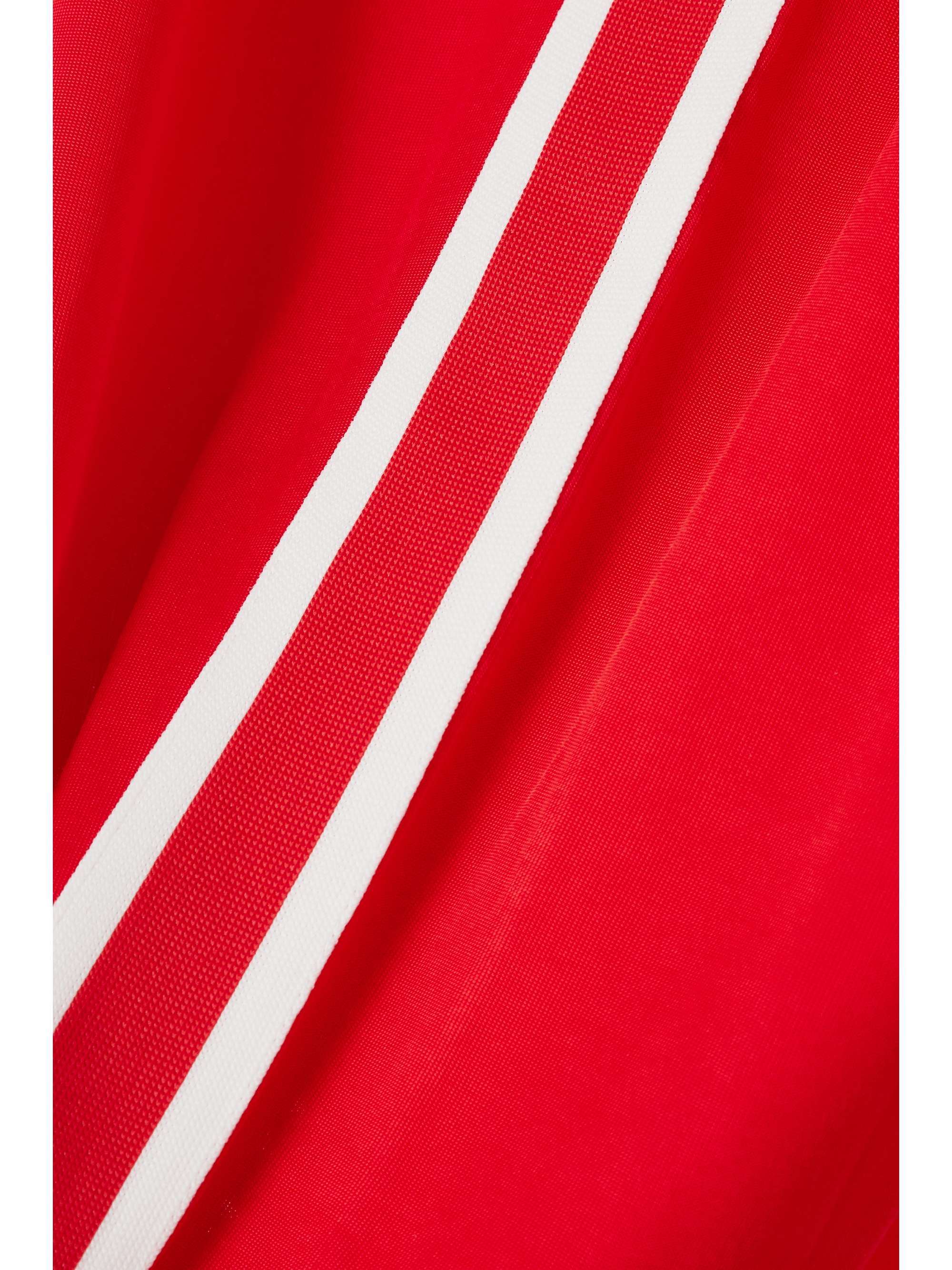 THE UPSIDE Celeste piqué-trimmed jersey straight-leg track pants
