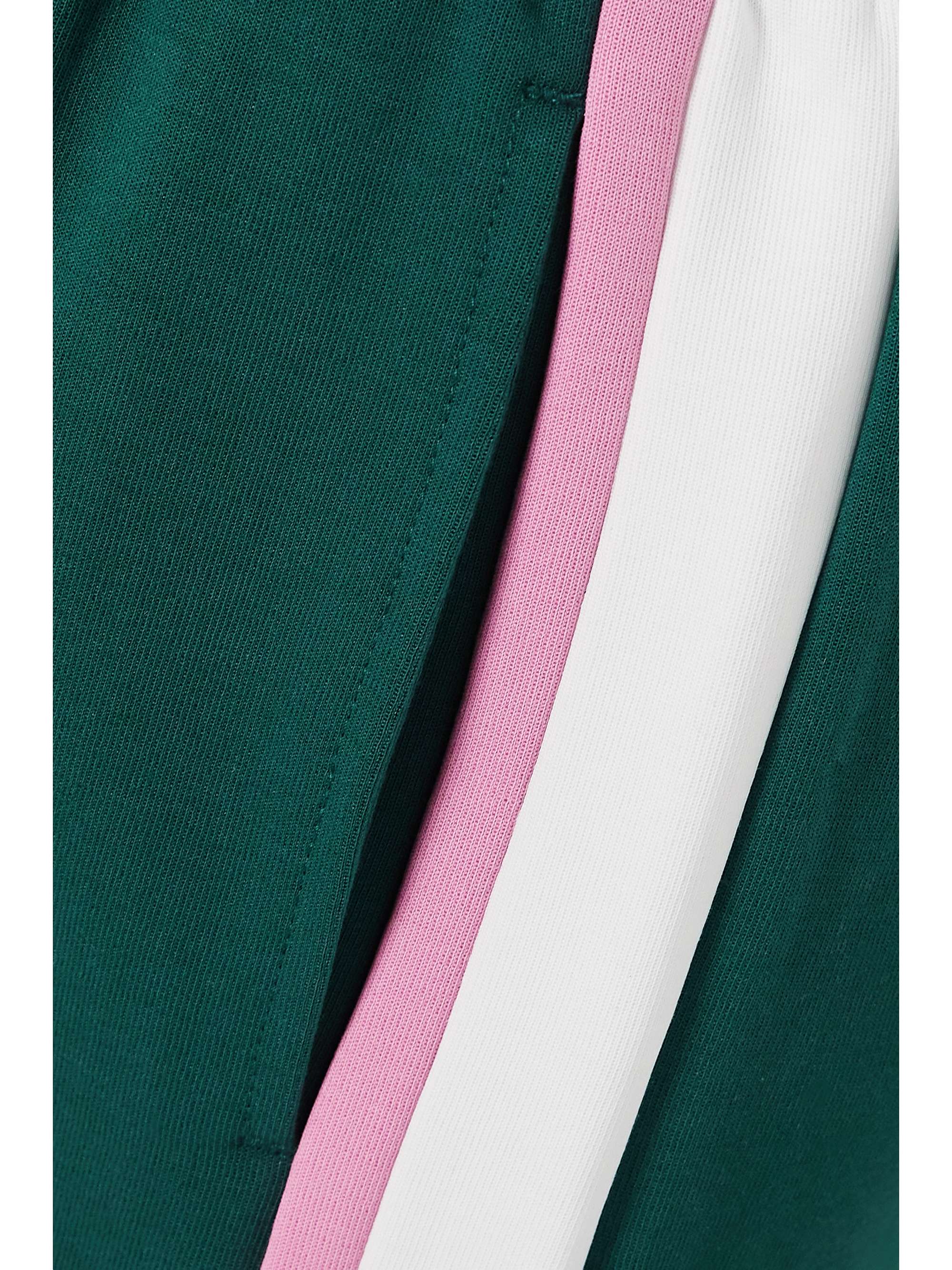 THE UPSIDE Franca striped organic cotton-jersey track pants