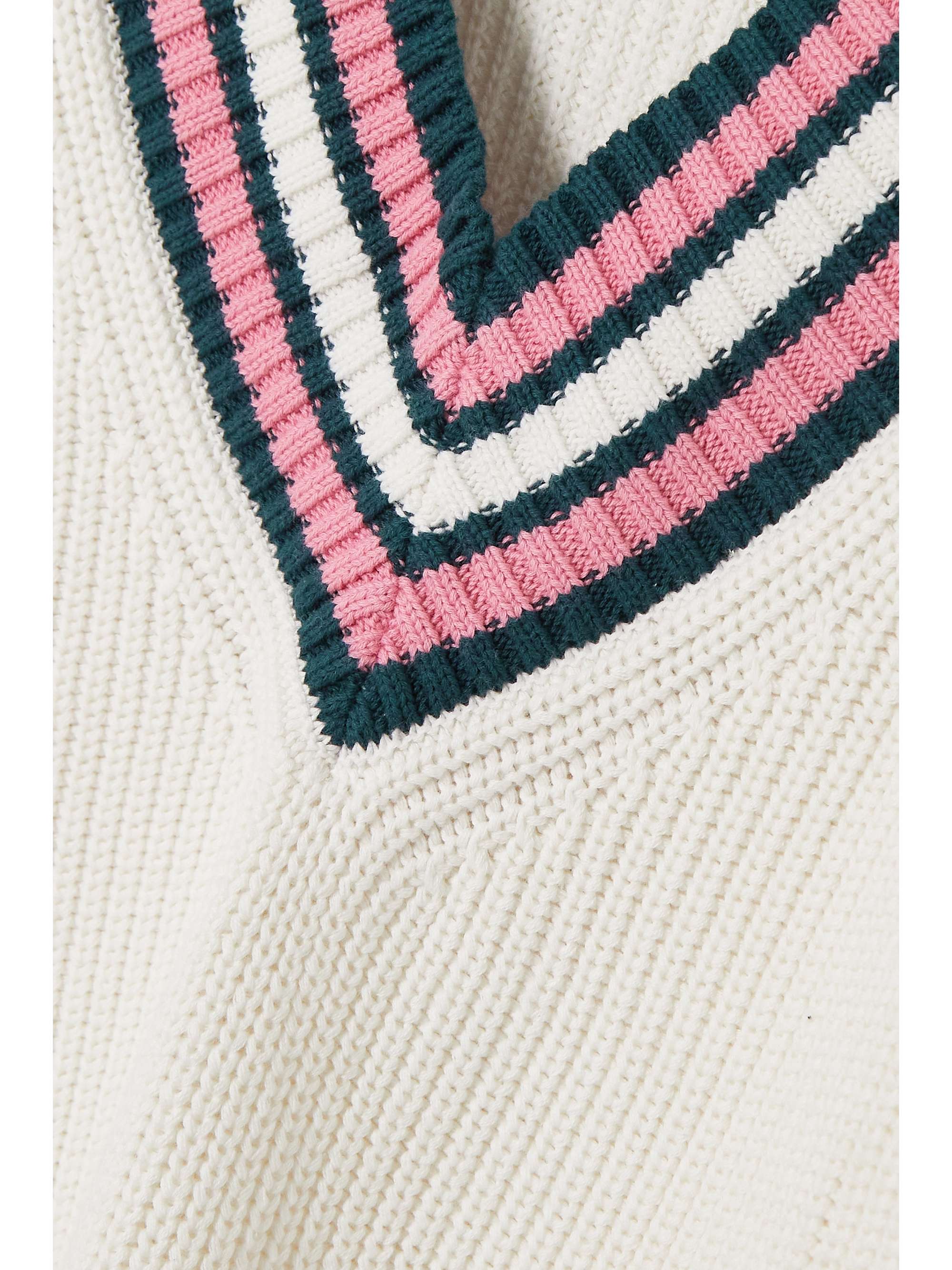 THE UPSIDE Louie striped knitted sweater
