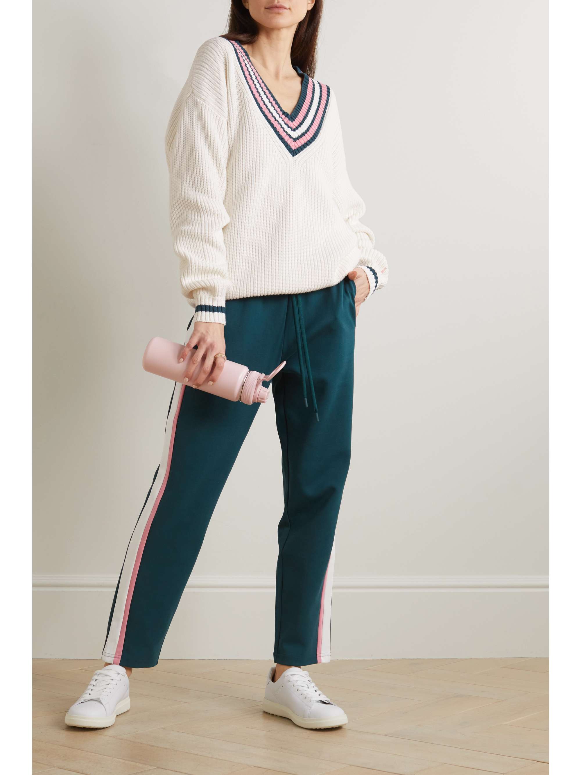 THE UPSIDE Louie striped knitted sweater