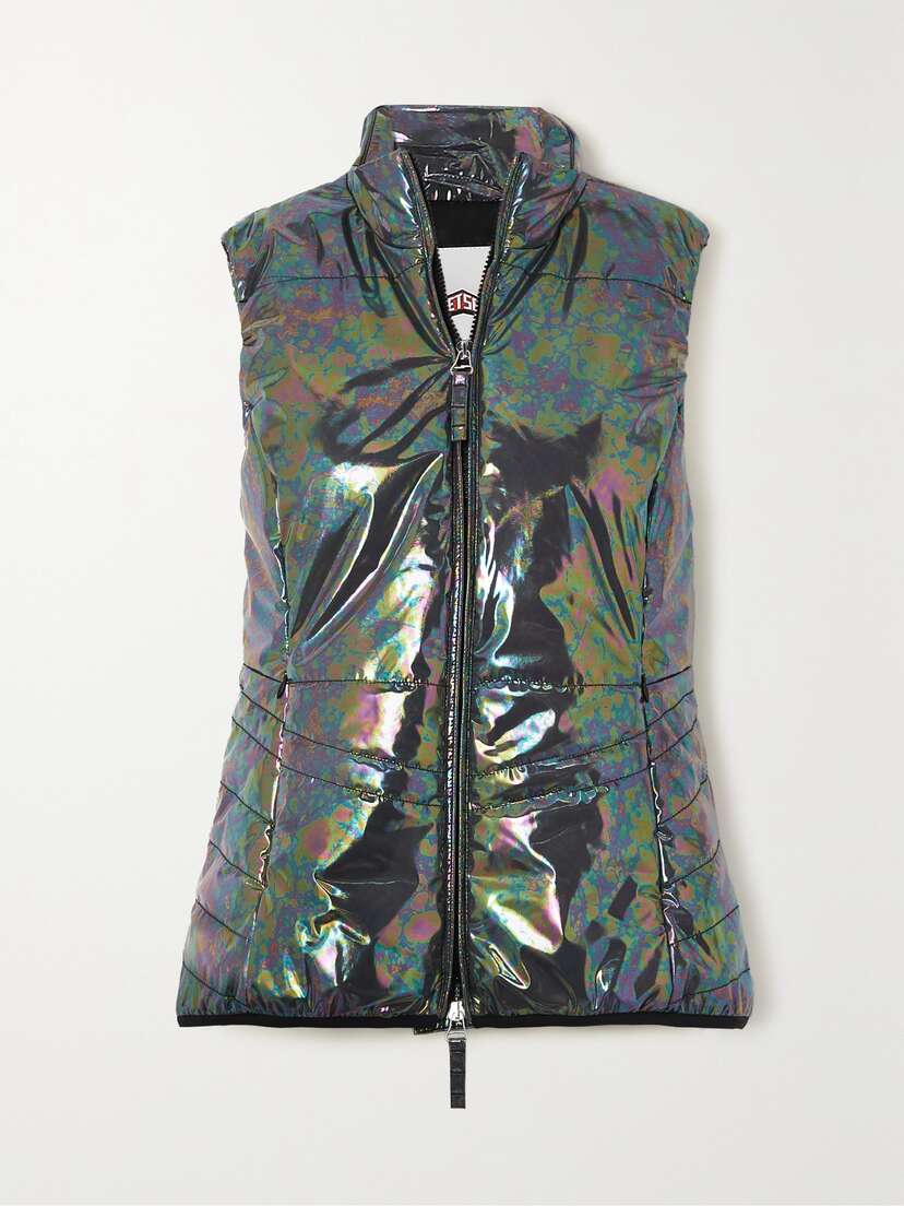JETSET New Minou Padded Holographic Shell Vest