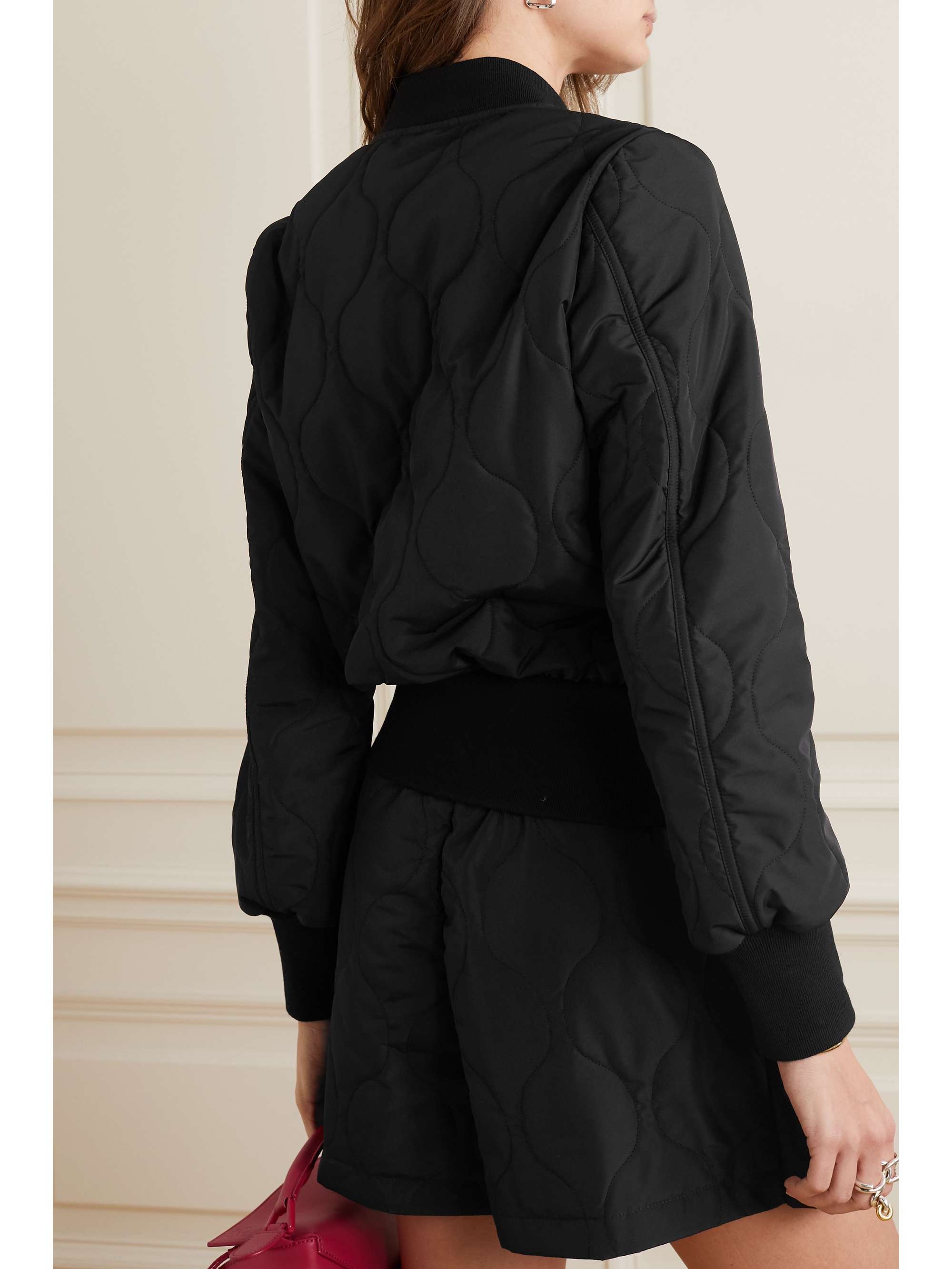 JETSET Narisse quilted shell bomber jacket