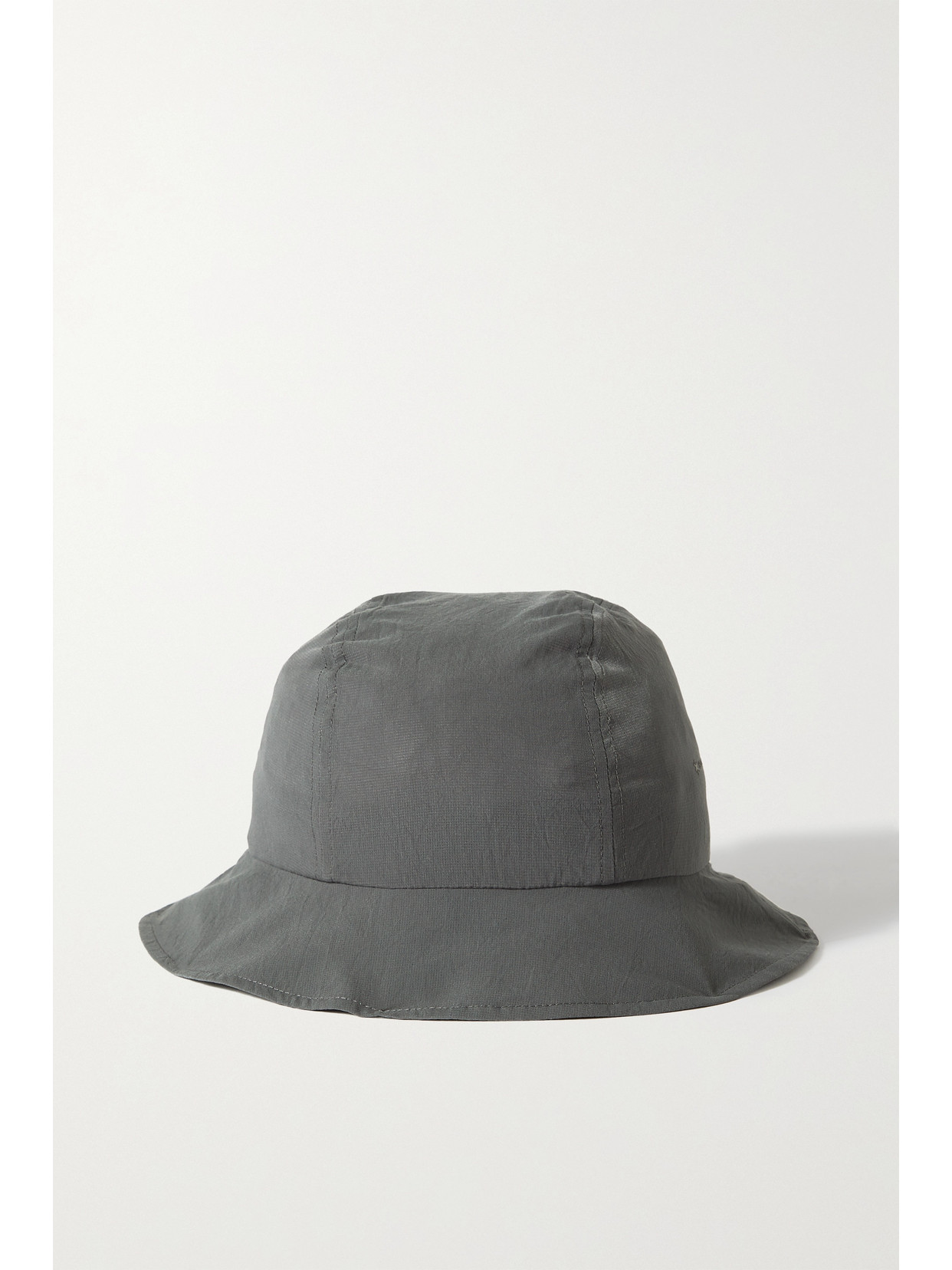 Snow Peak Crinkled-shell Bucket Hat In Gray