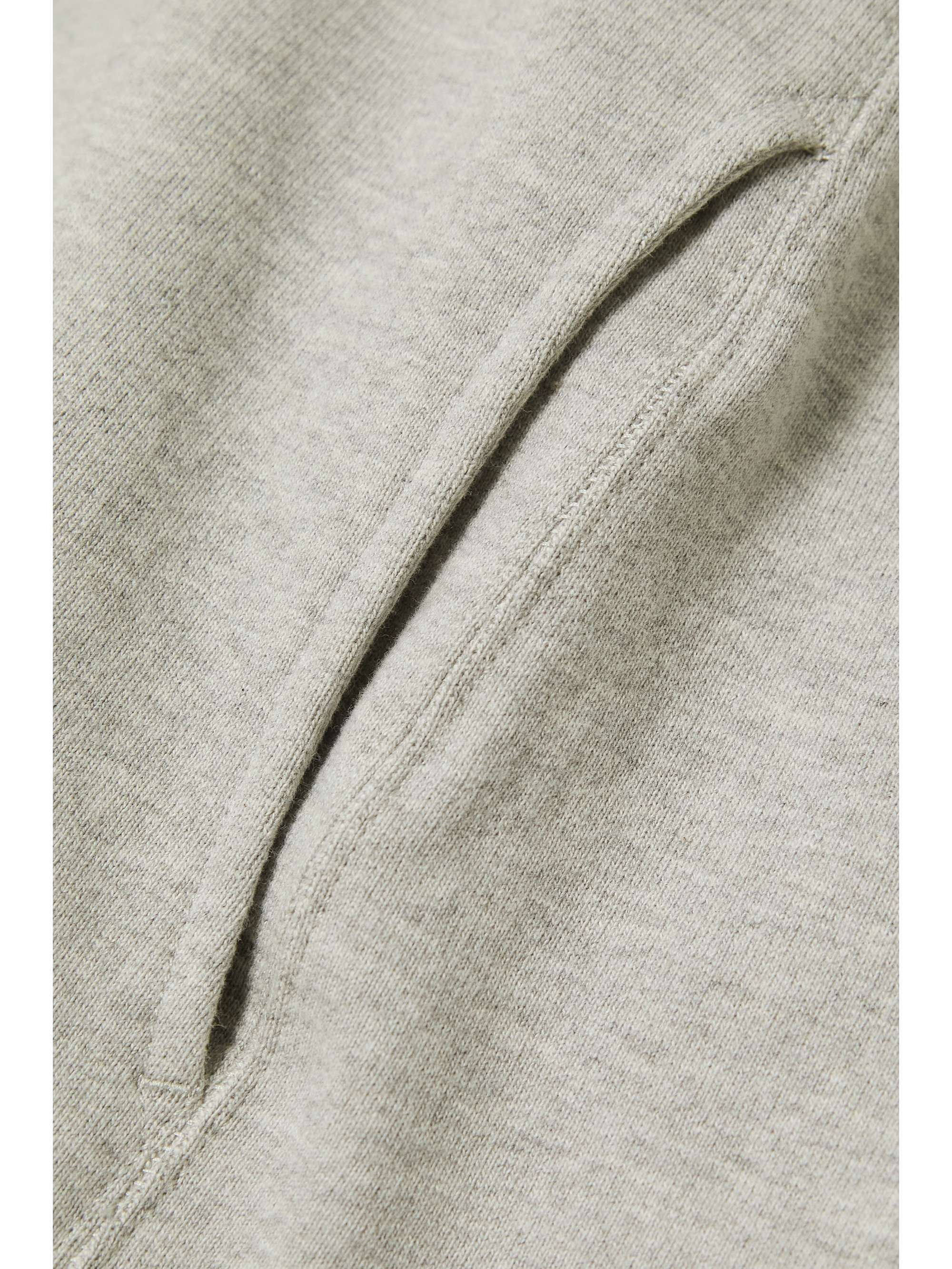 SNOW PEAK Cotton-jersey tapered track pants