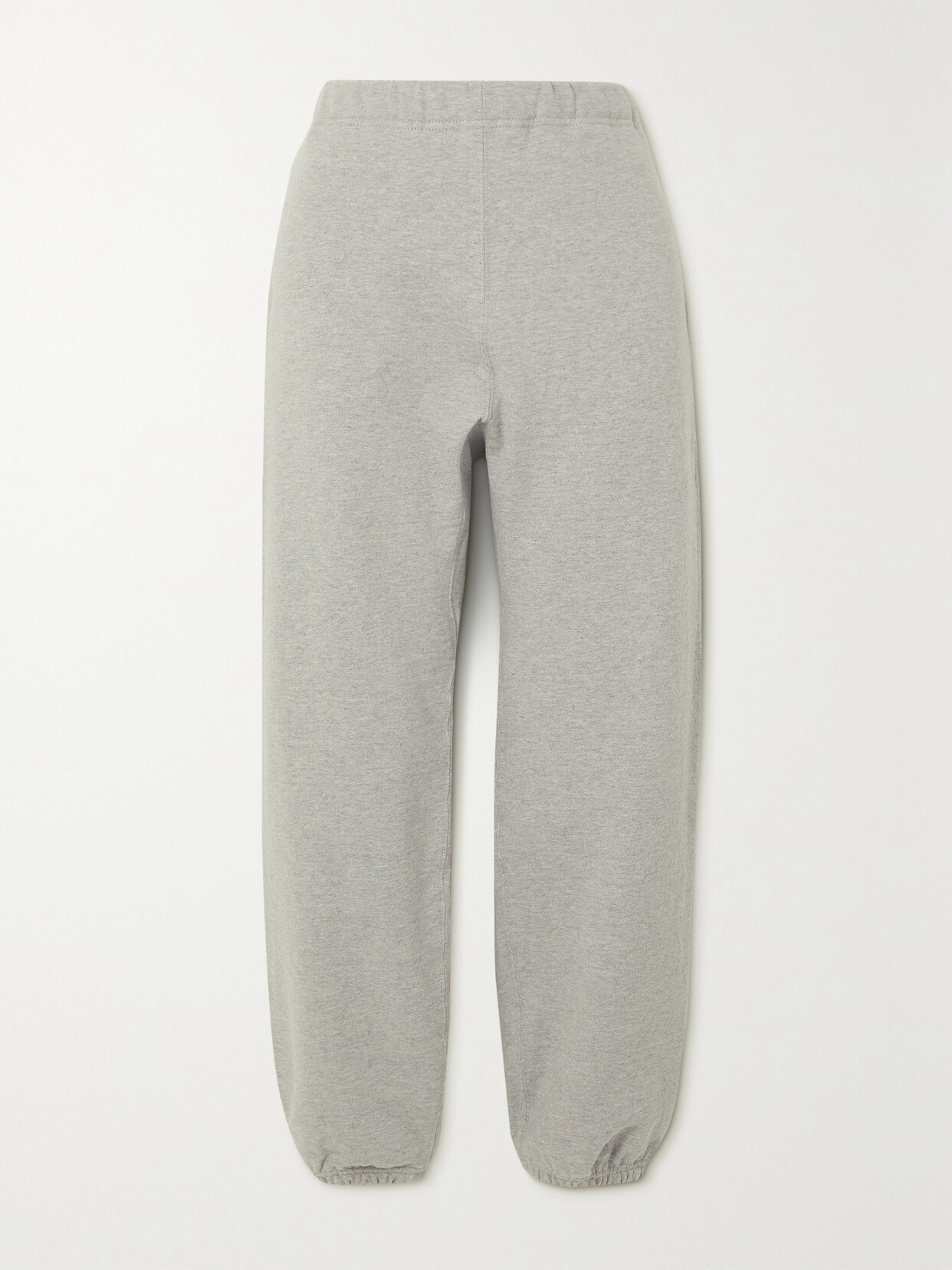 Snow Peak - Cotton-jersey Tapered Track Pants - Gray