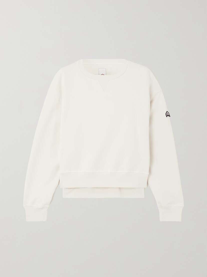 JETSET Bea Appliquéd Organic Cotton-jersey Sweatshirt - x large