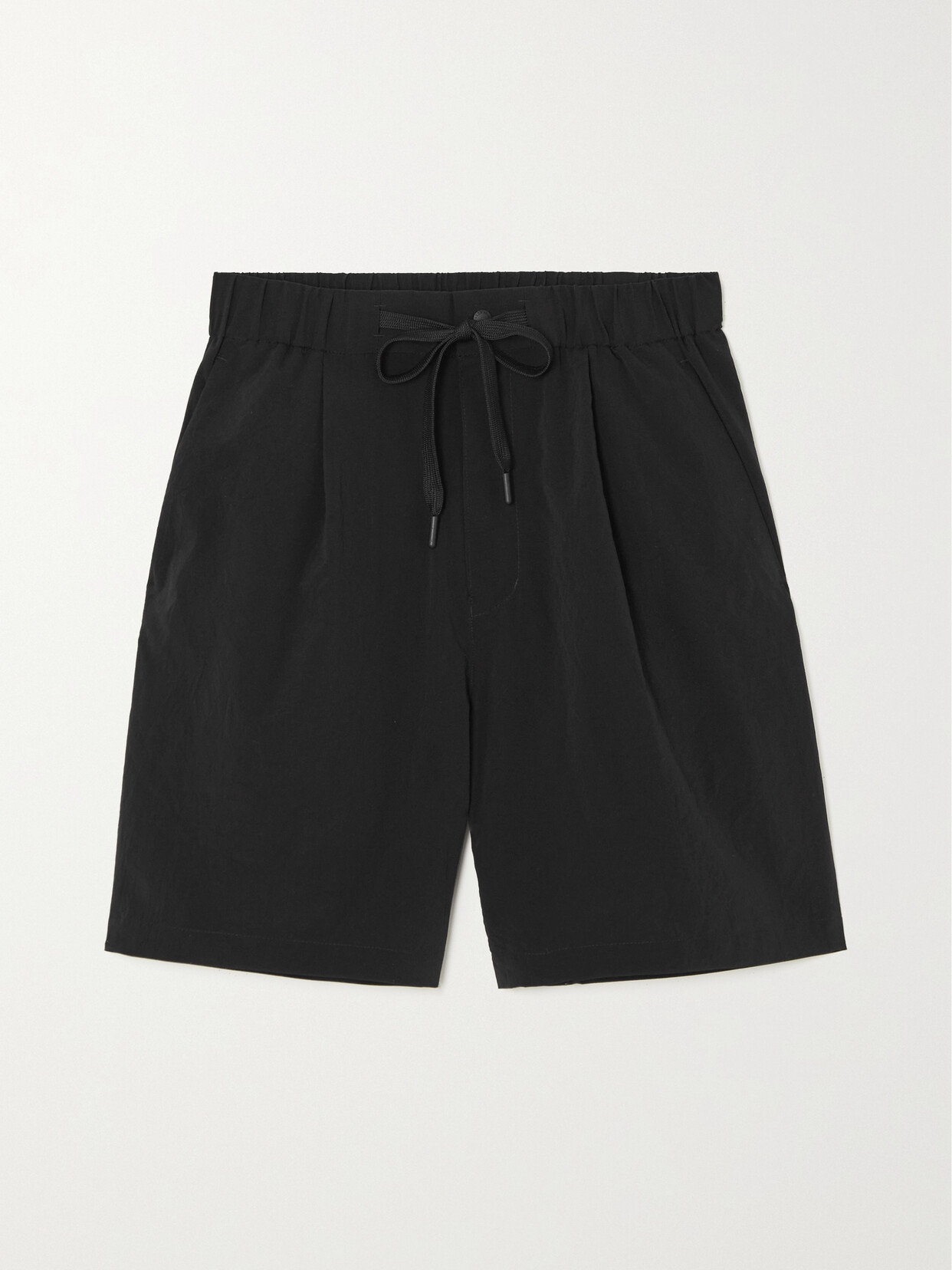 Snow Peak - Crinkled-shell Shorts - Black