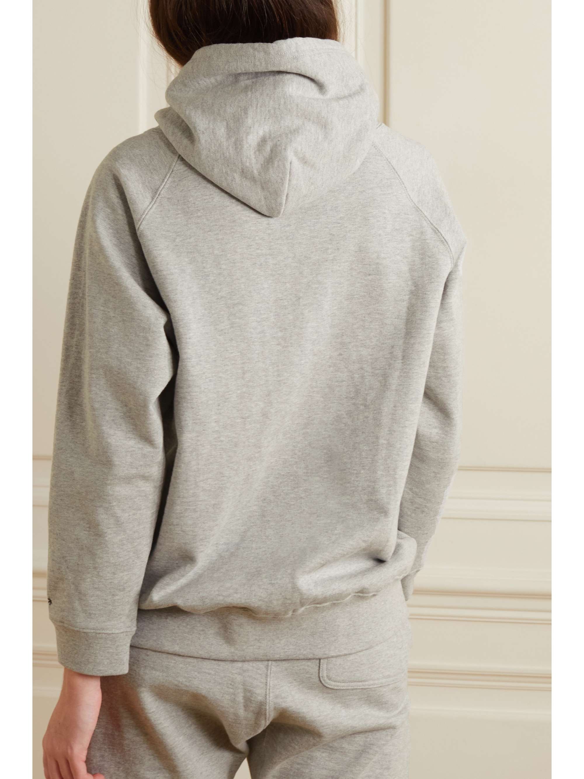 SNOW PEAK Cotton-jersey hoodie