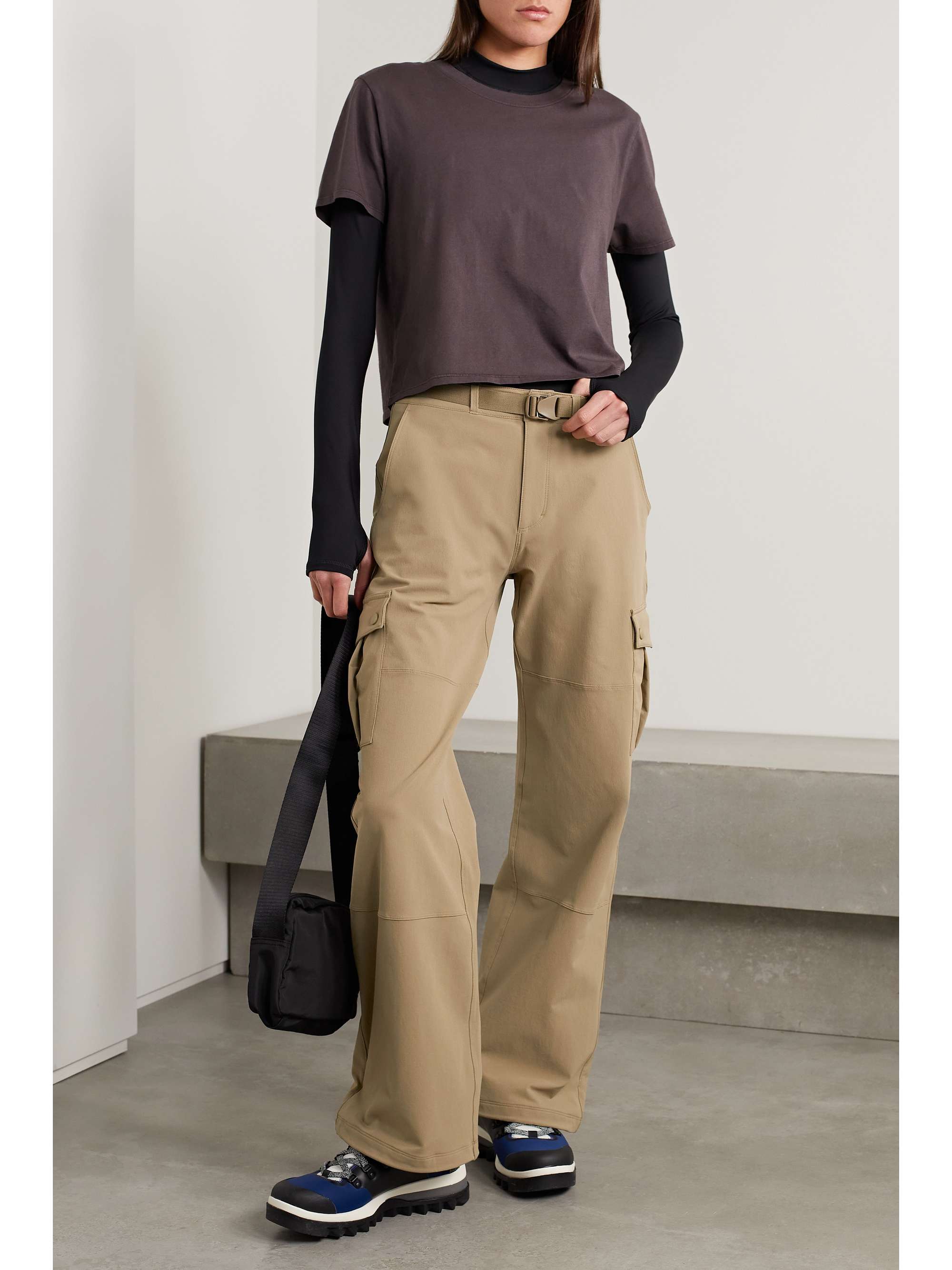 OUTDOOR VOICES Belted RecTrek wide leg cargo pants NET A PORTER