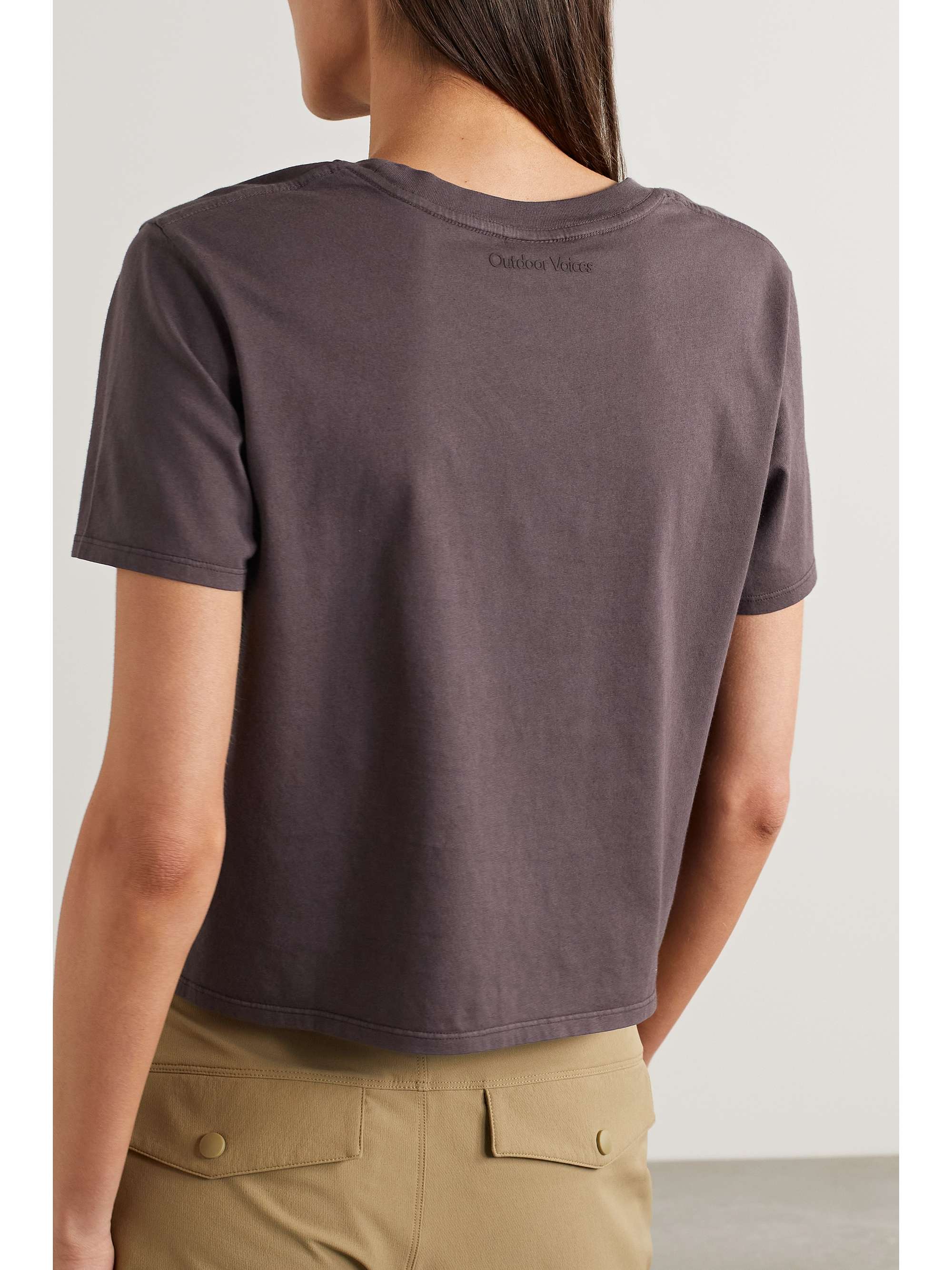 OUTDOOR VOICES + NET SUSTAIN Everyday organic cottonjersey Tshirt
