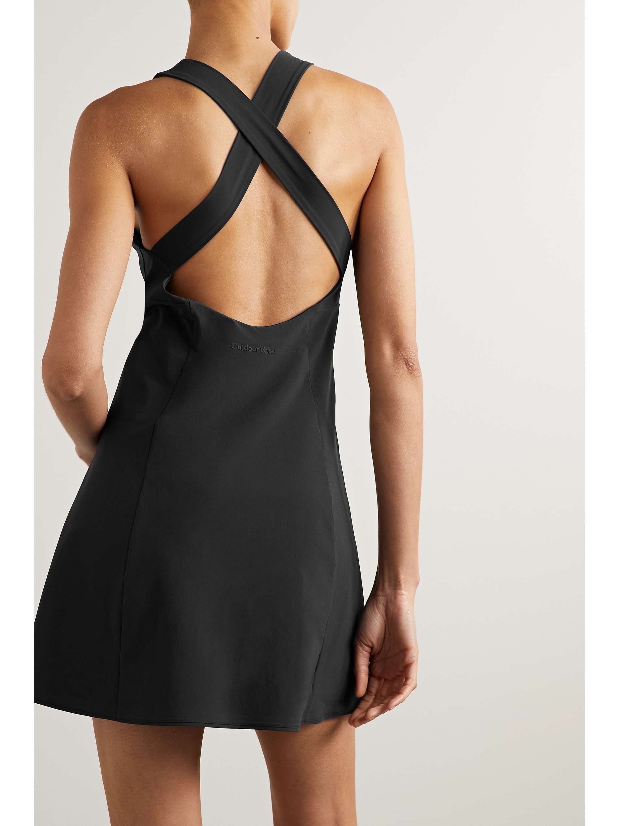 OUTDOOR VOICES Open-back LightSpeed tennis dress