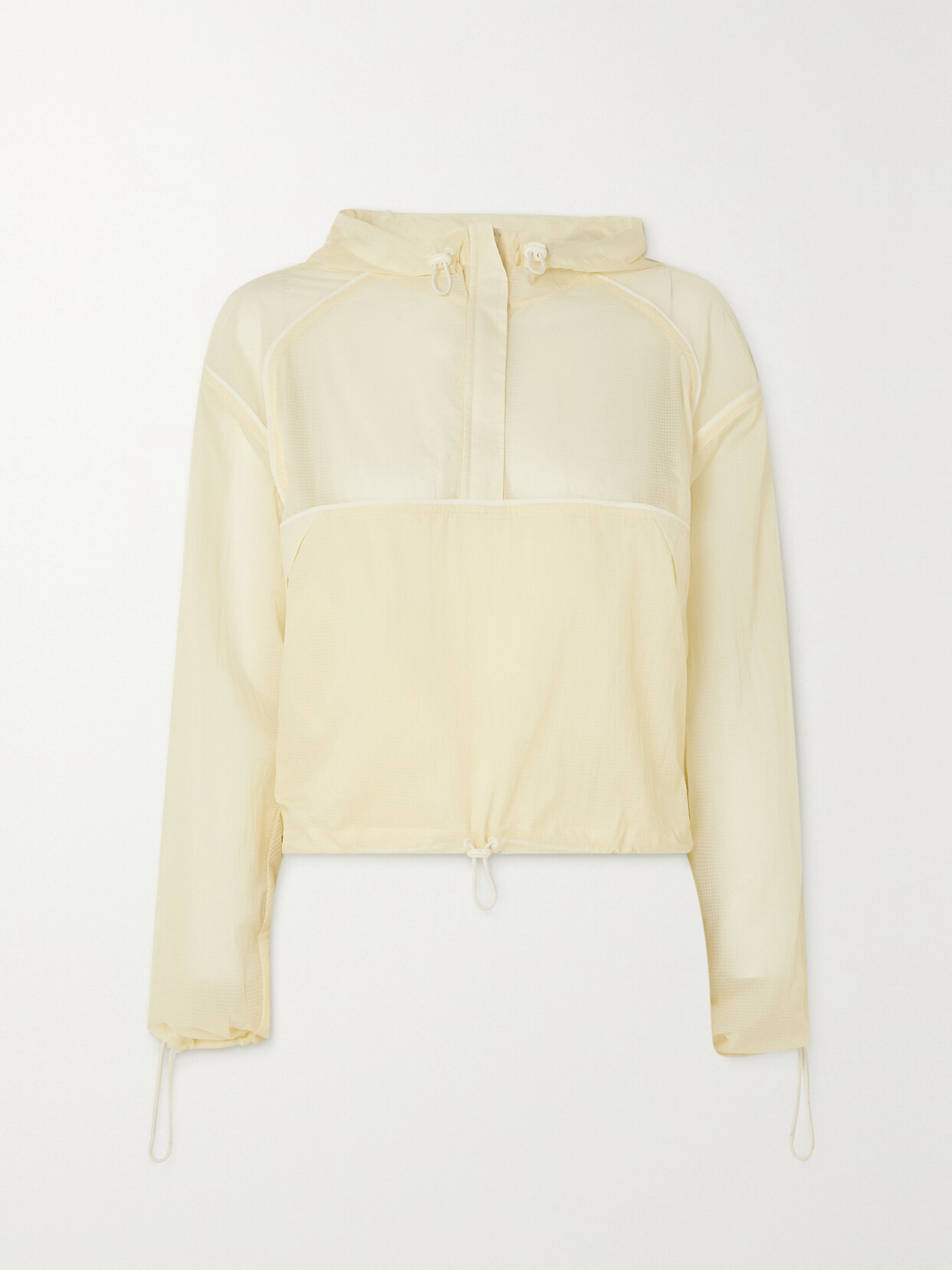 Outdoor Voices - Hooded Paneled Breaklite Ripstop Jacket - Neutrals