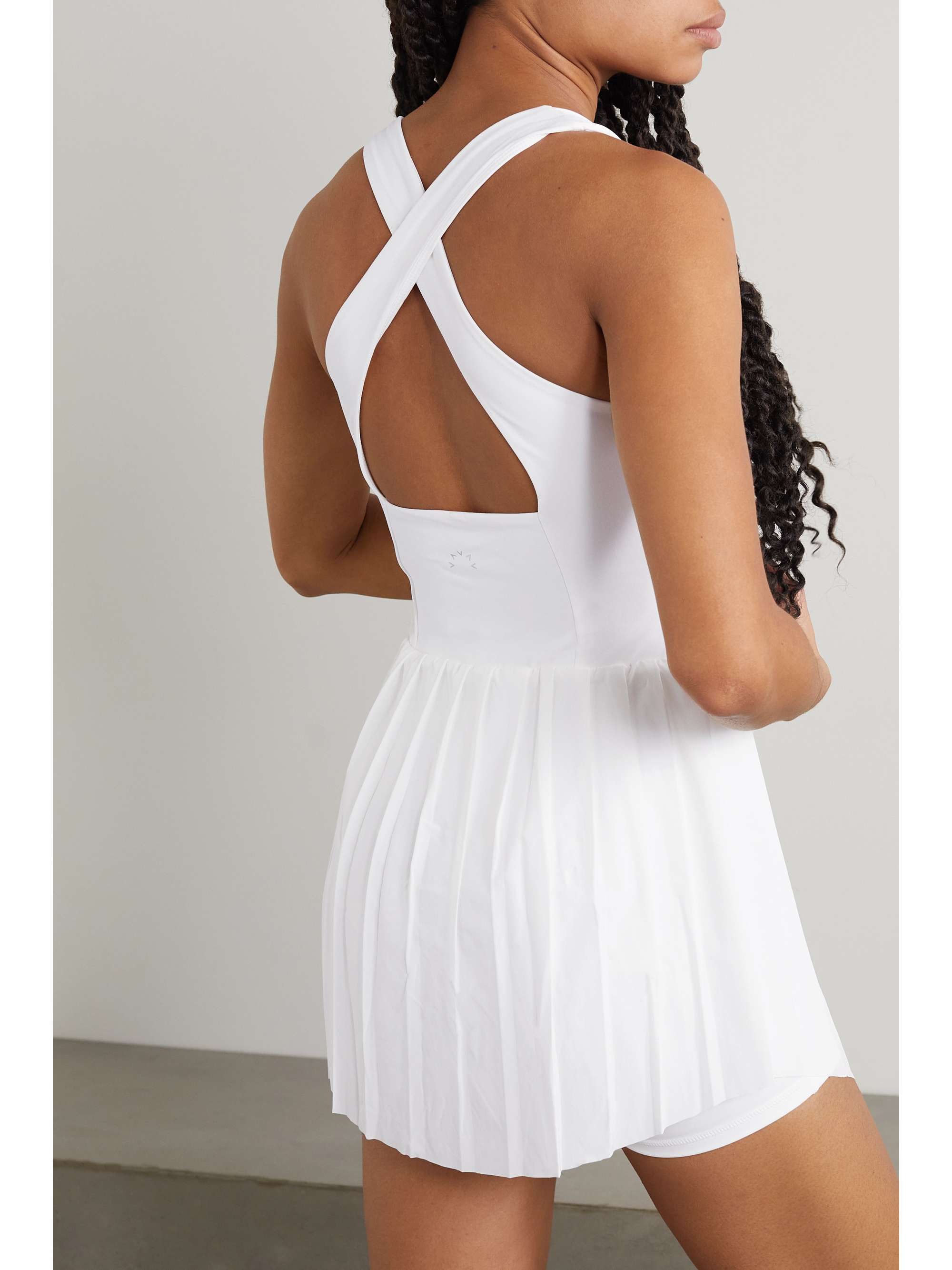 VARLEY Carina pleated stretch tennis dress