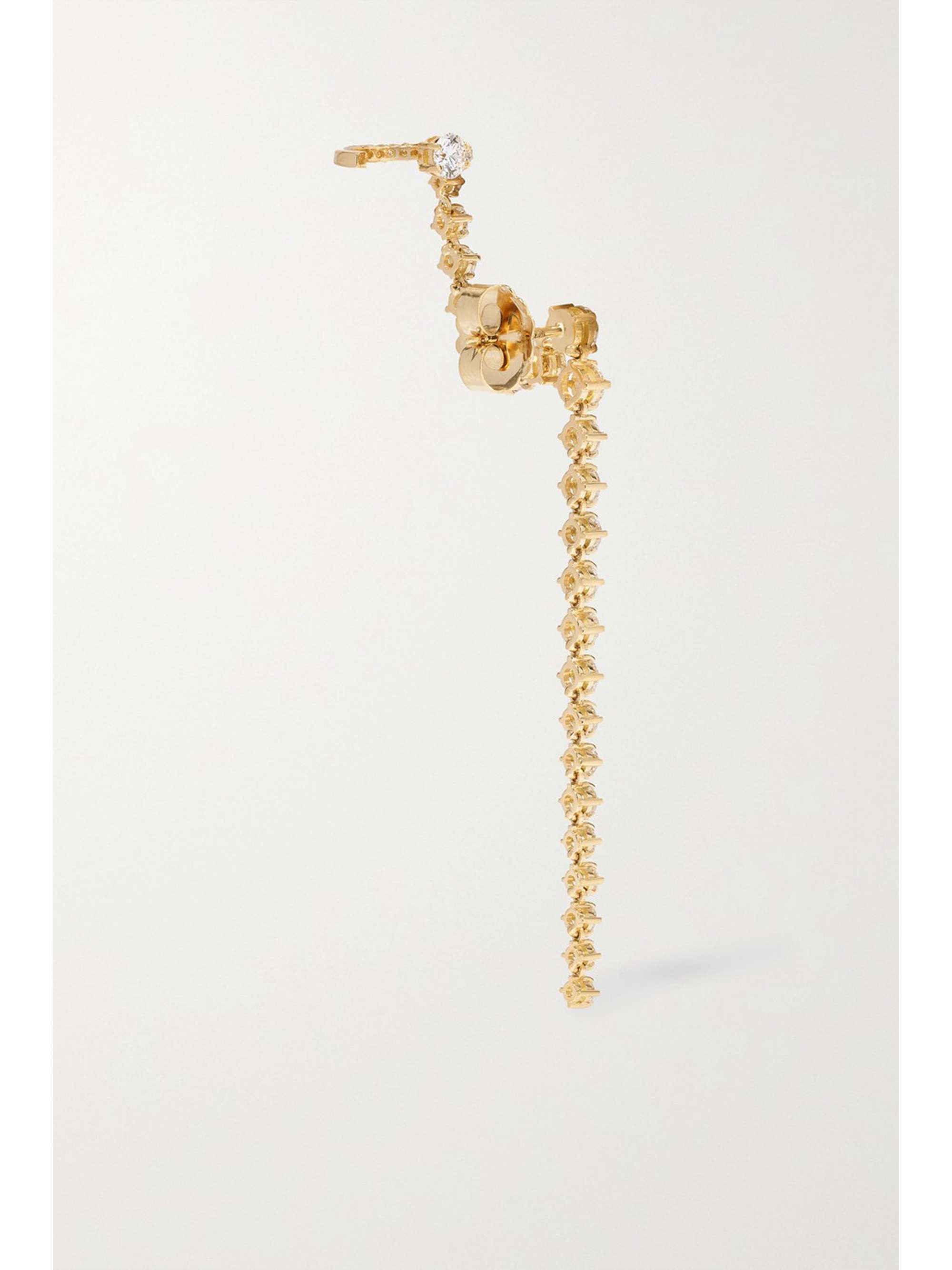 MELISSA KAYE Sadie 18-karat gold diamond single earring