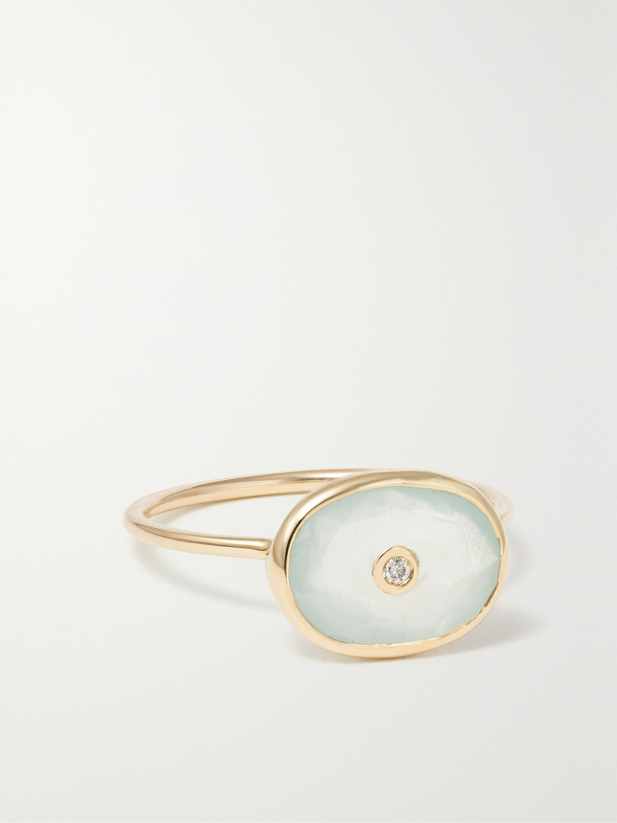 Pascale Monvoisin - Orso 9-karat Gold, Aquamarine And Diamond Ring - Blue