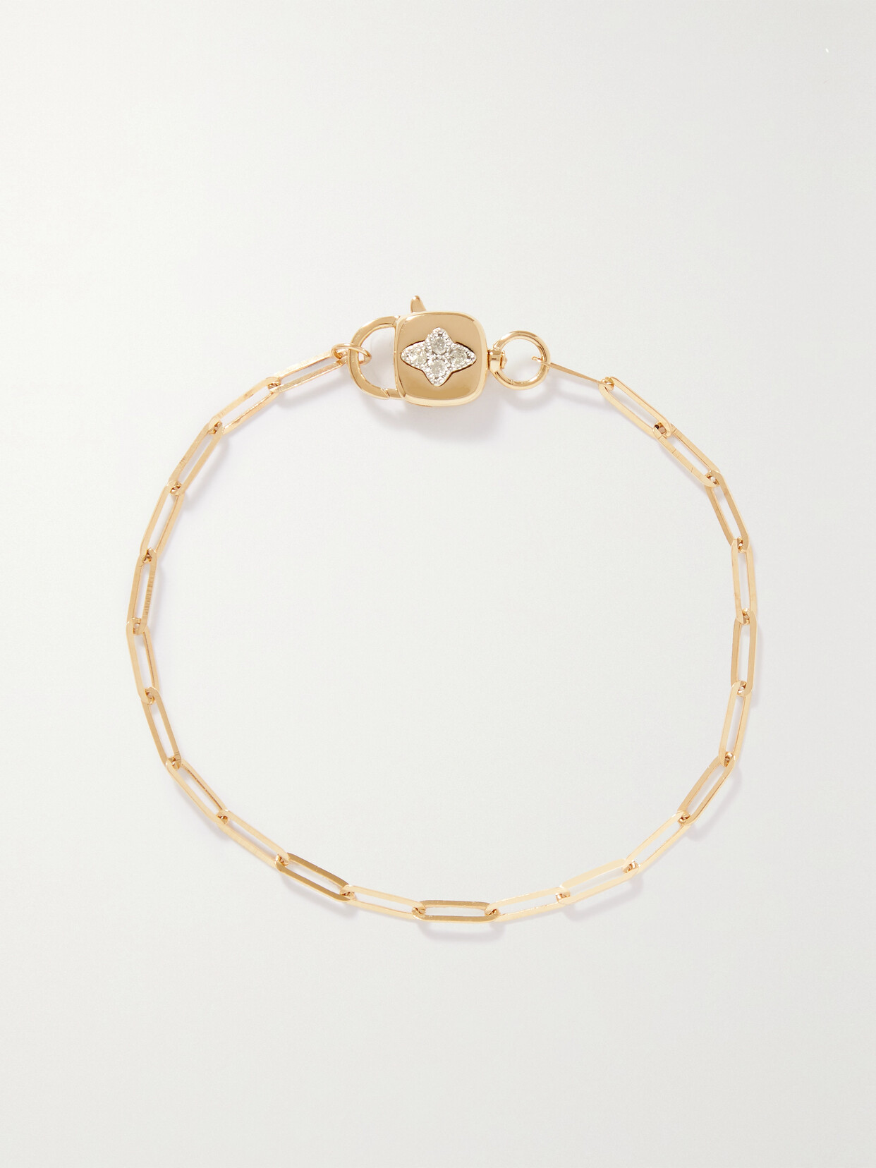 Pascale Monvoisin - Louise 9-karat Gold Diamond Bracelet - One size