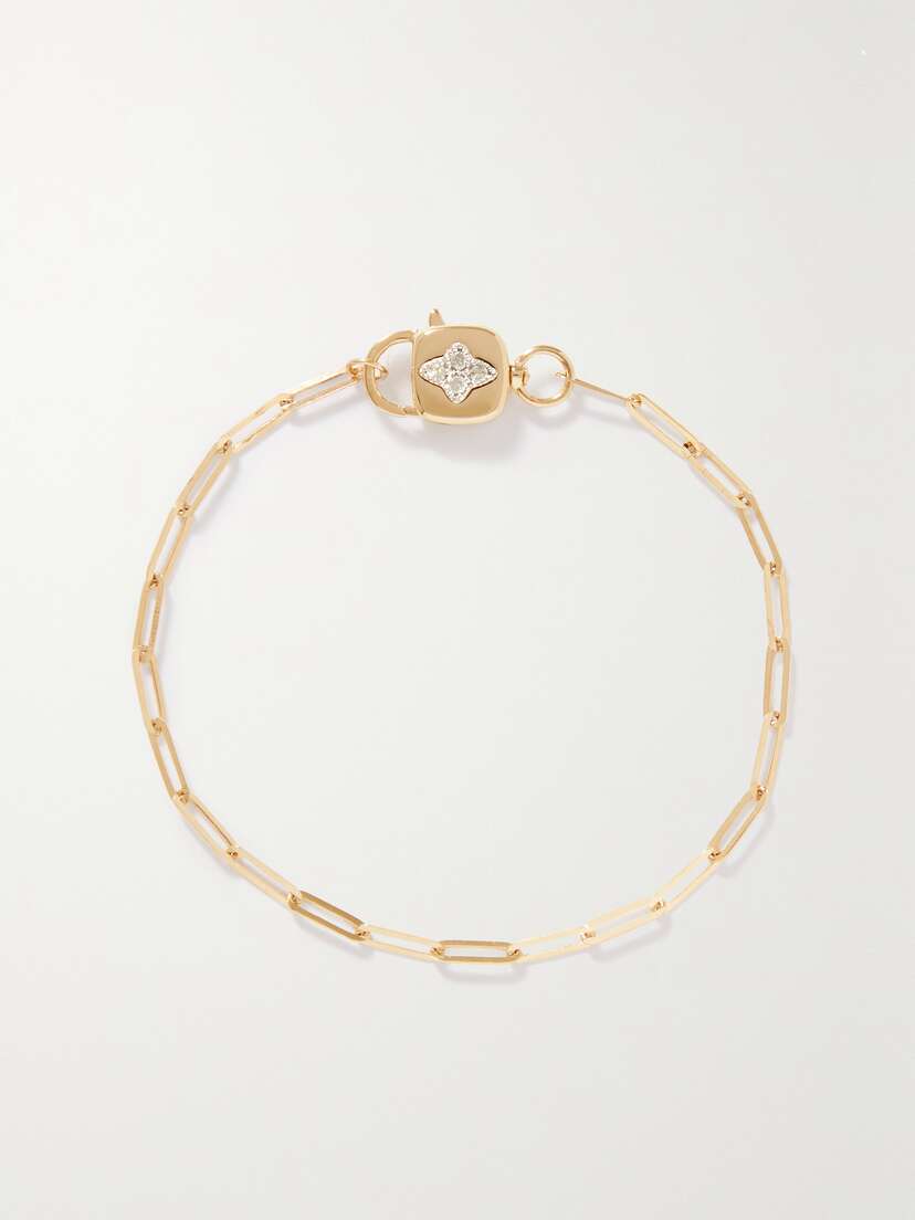 Pascale Monvoisin Louise 9-karat Gold Diamond Bracelet