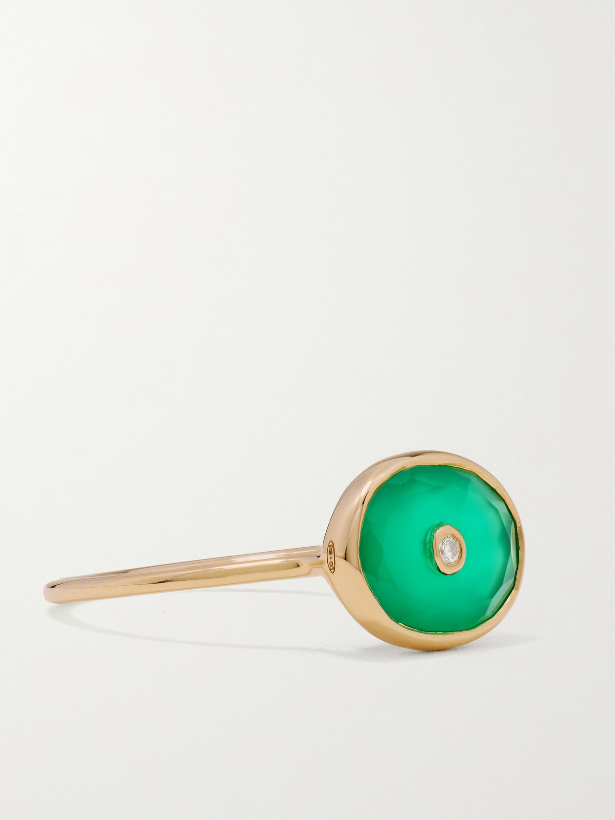 Pascale Monvoisin - Orso 9-karat Gold, Onyx And Diamond Ring - Green