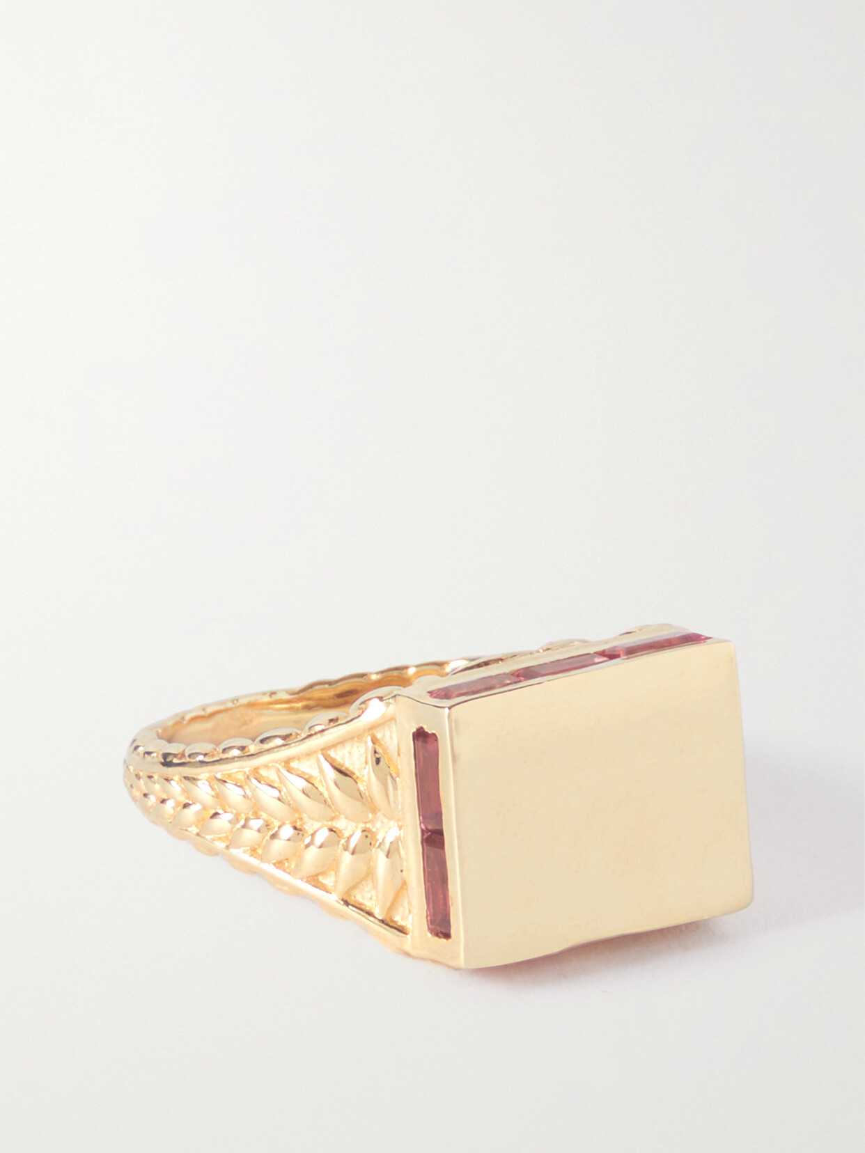 Pascale Monvoisin - Poppy 9-karat Gold Tourmaline Signet Ring - 7