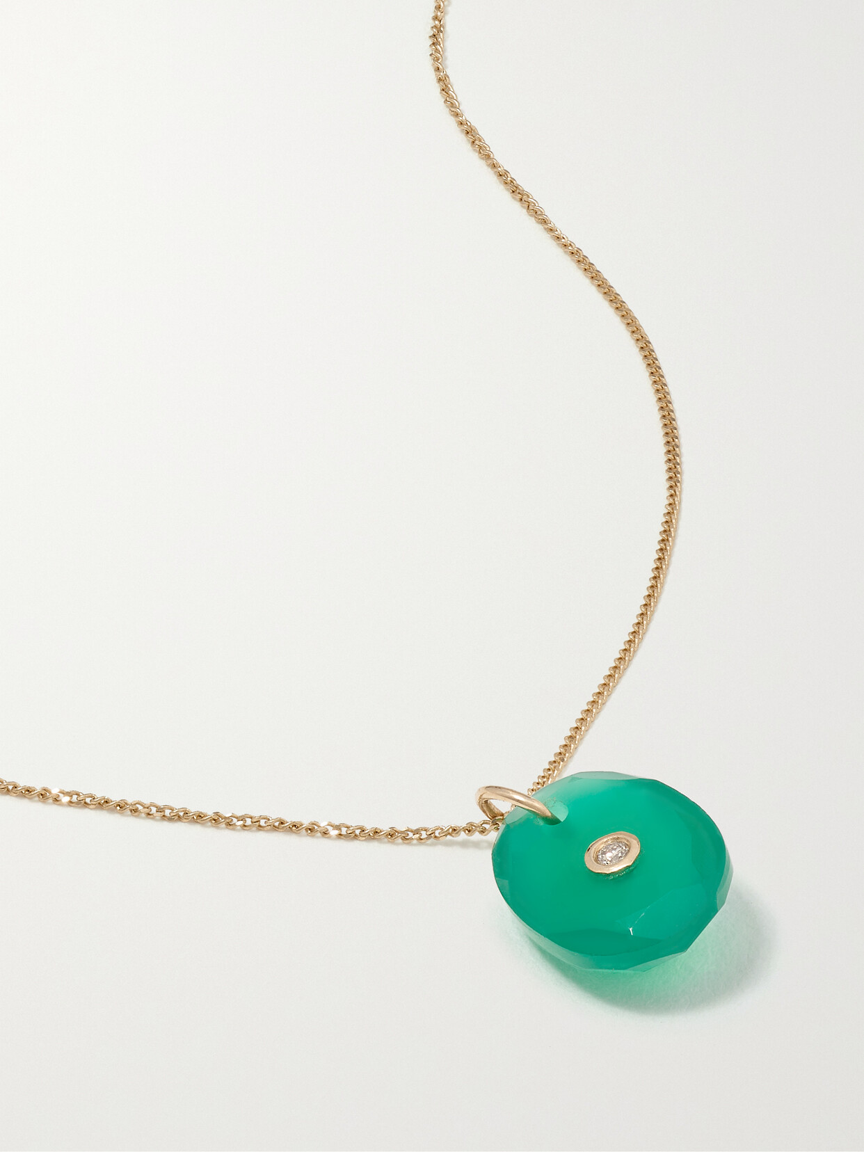 Pascale Monvoisin Orso N°1 9-karat Rose Gold, Turquoise And Diamond Necklace