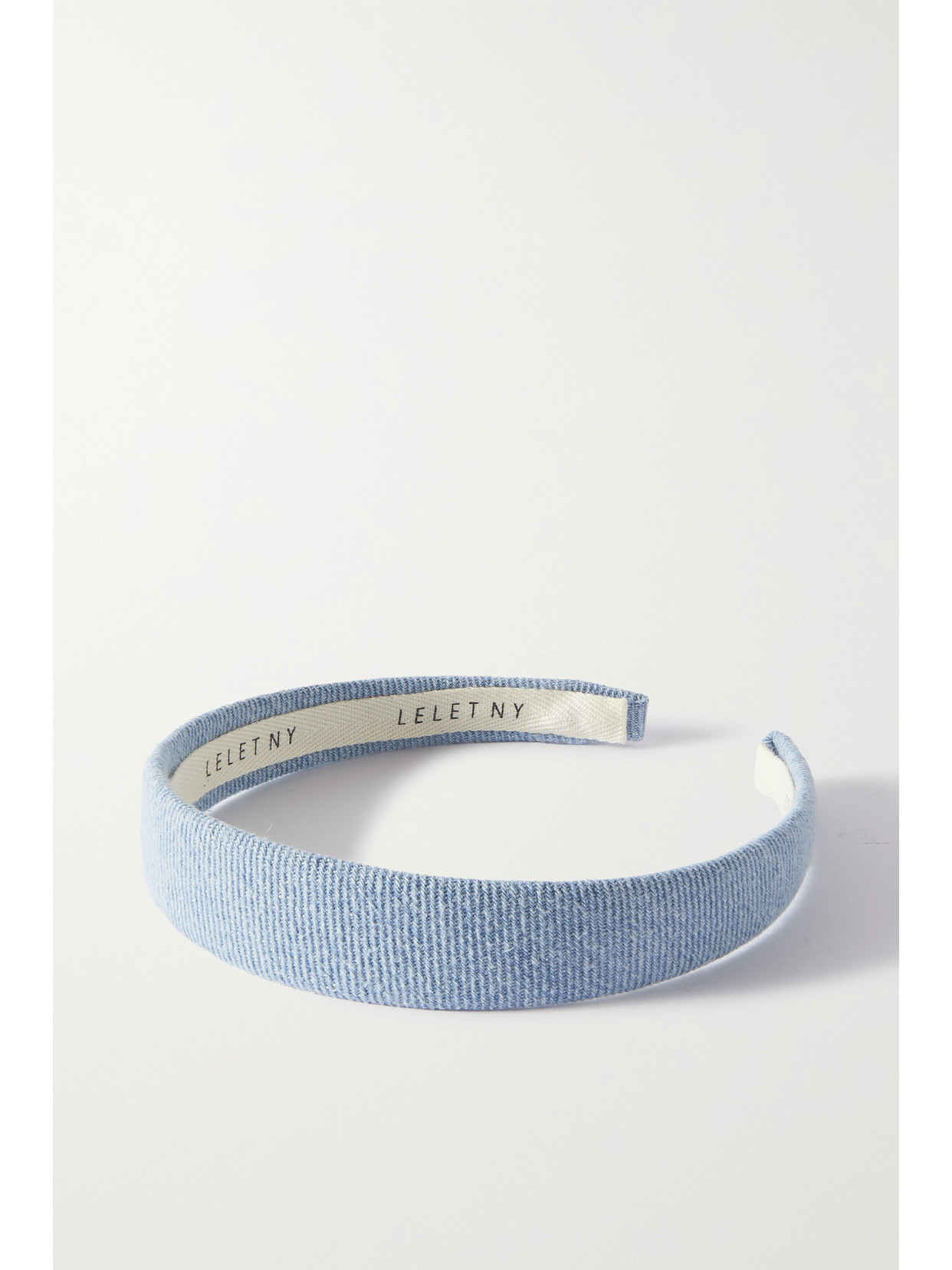 LELET NY - Gwyneth Petite Denim Headband - Blue