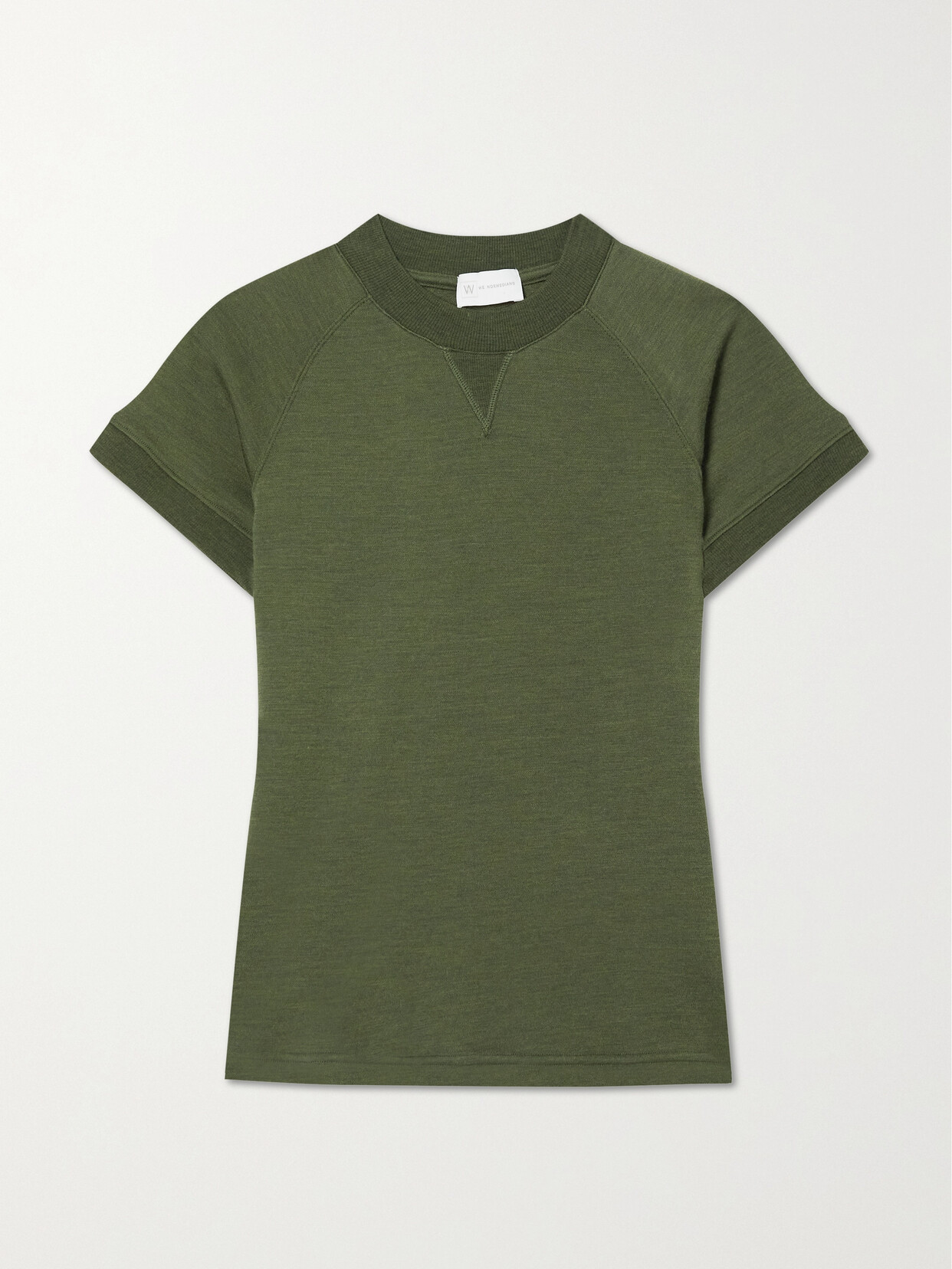 We Norwegians - Tind Merino Wool T-shirt - Green