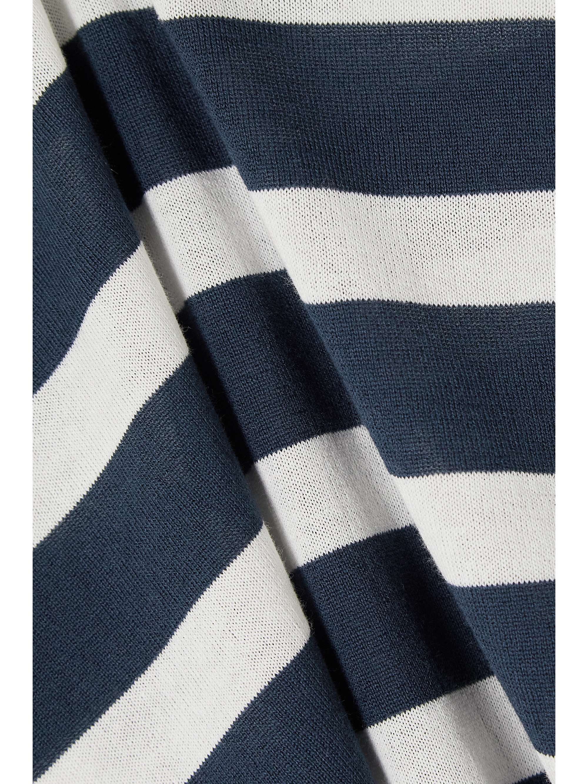 WE NORWEGIANS Hjellestad striped merino wool and cotton-blend sweater