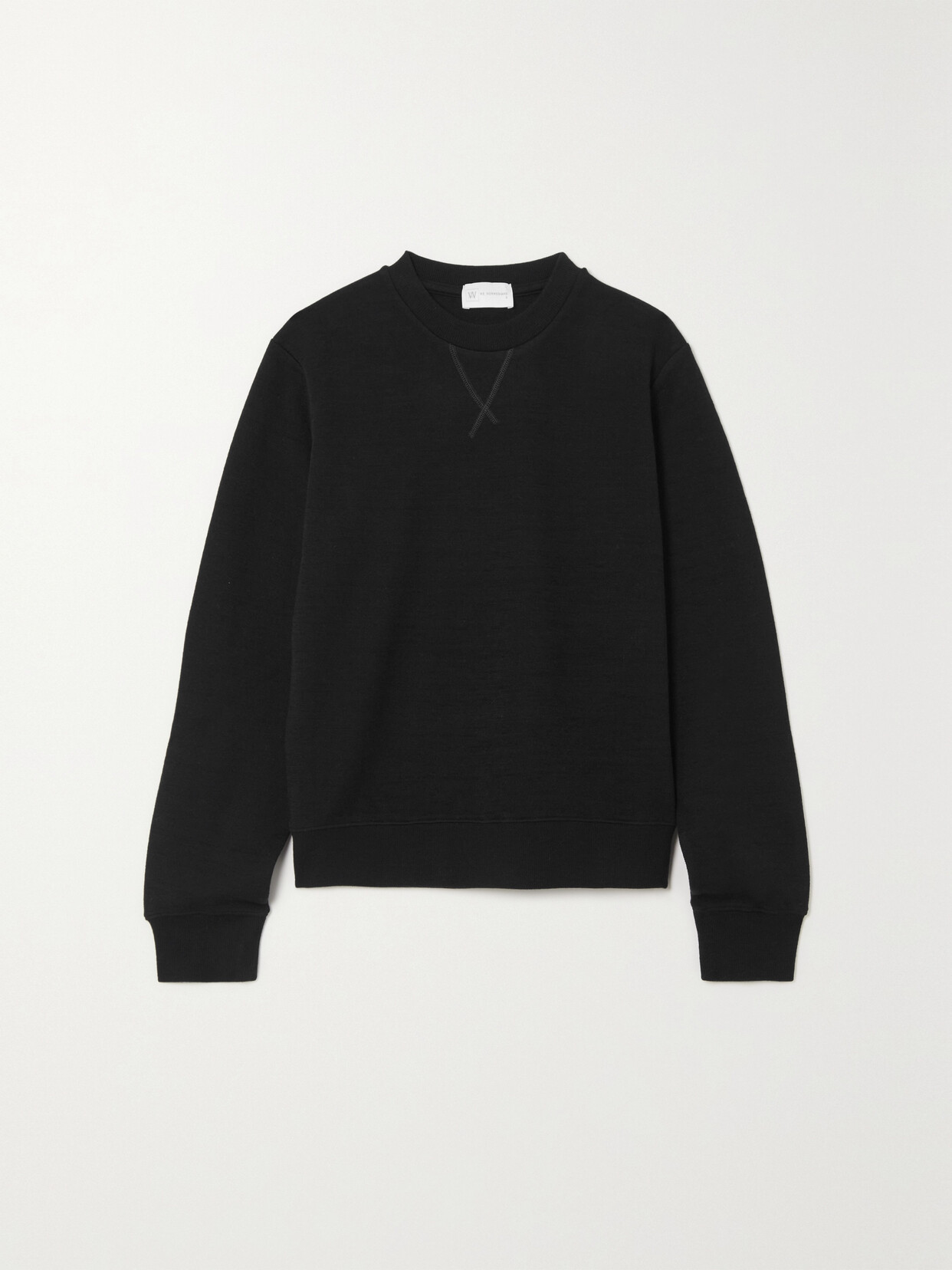 We Norwegians - Tind Merino Wool Sweatshirt - Black