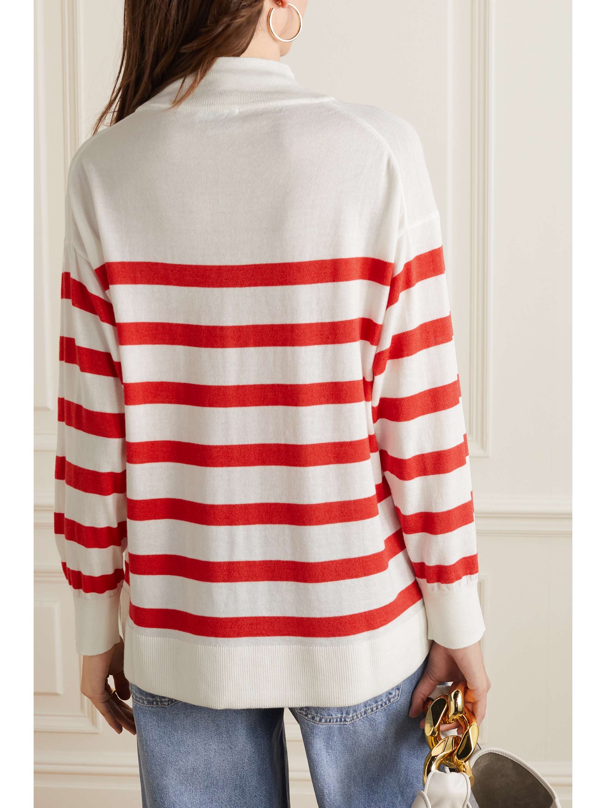 WE NORWEGIANS Hjellestad striped merino wool and cotton-blend sweater