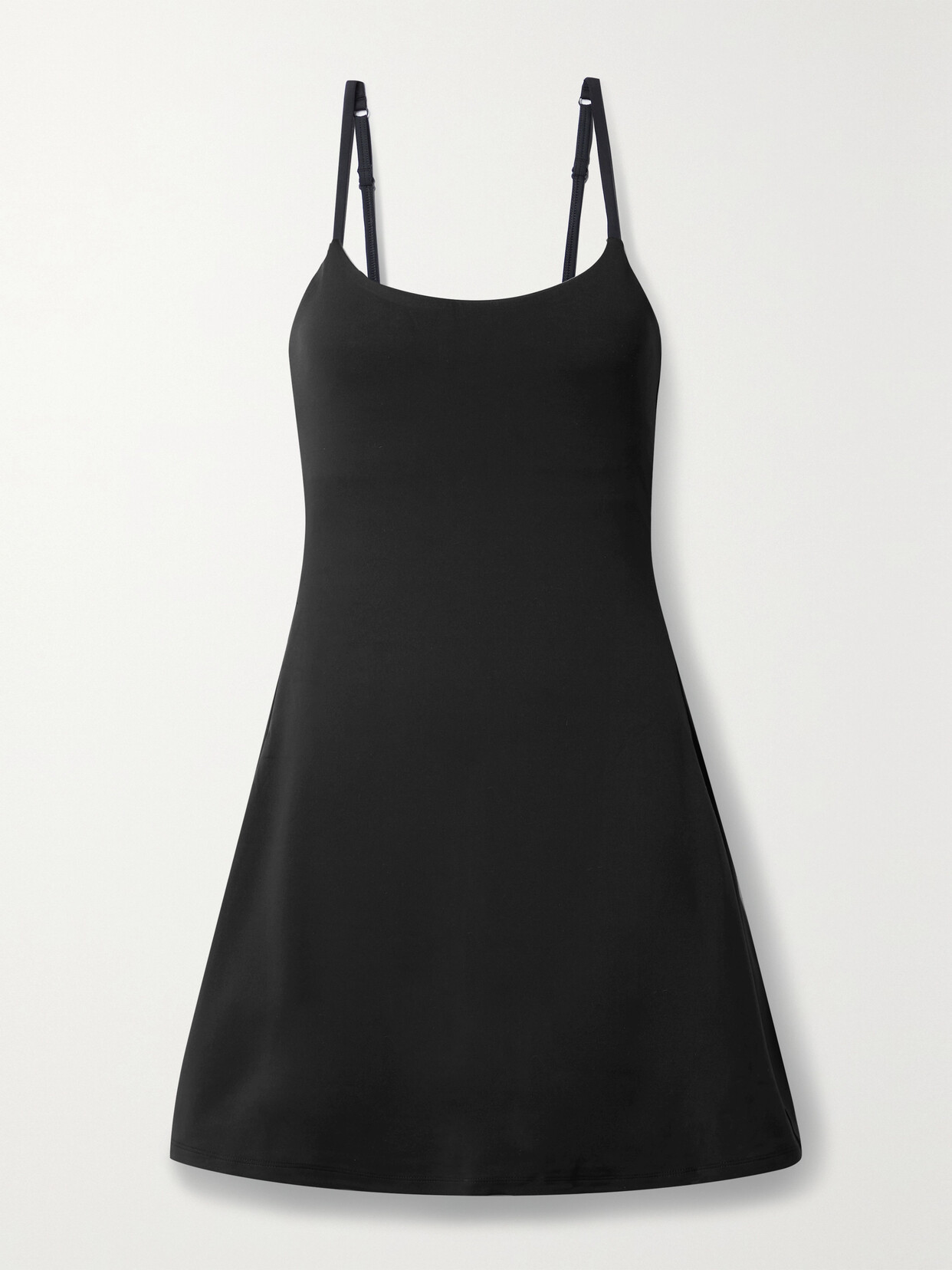 Girlfriend Collective - + Net Sustain Juliet Stretch Recycled Mini Dress - Black