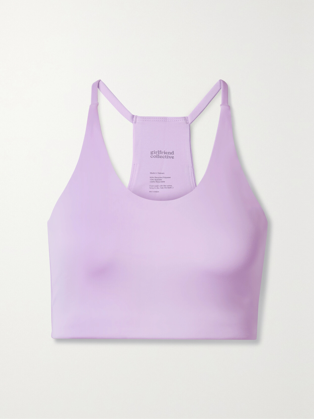 Girlfriend Collective - Cleo Stretch Recycled Sports Bra - Purple