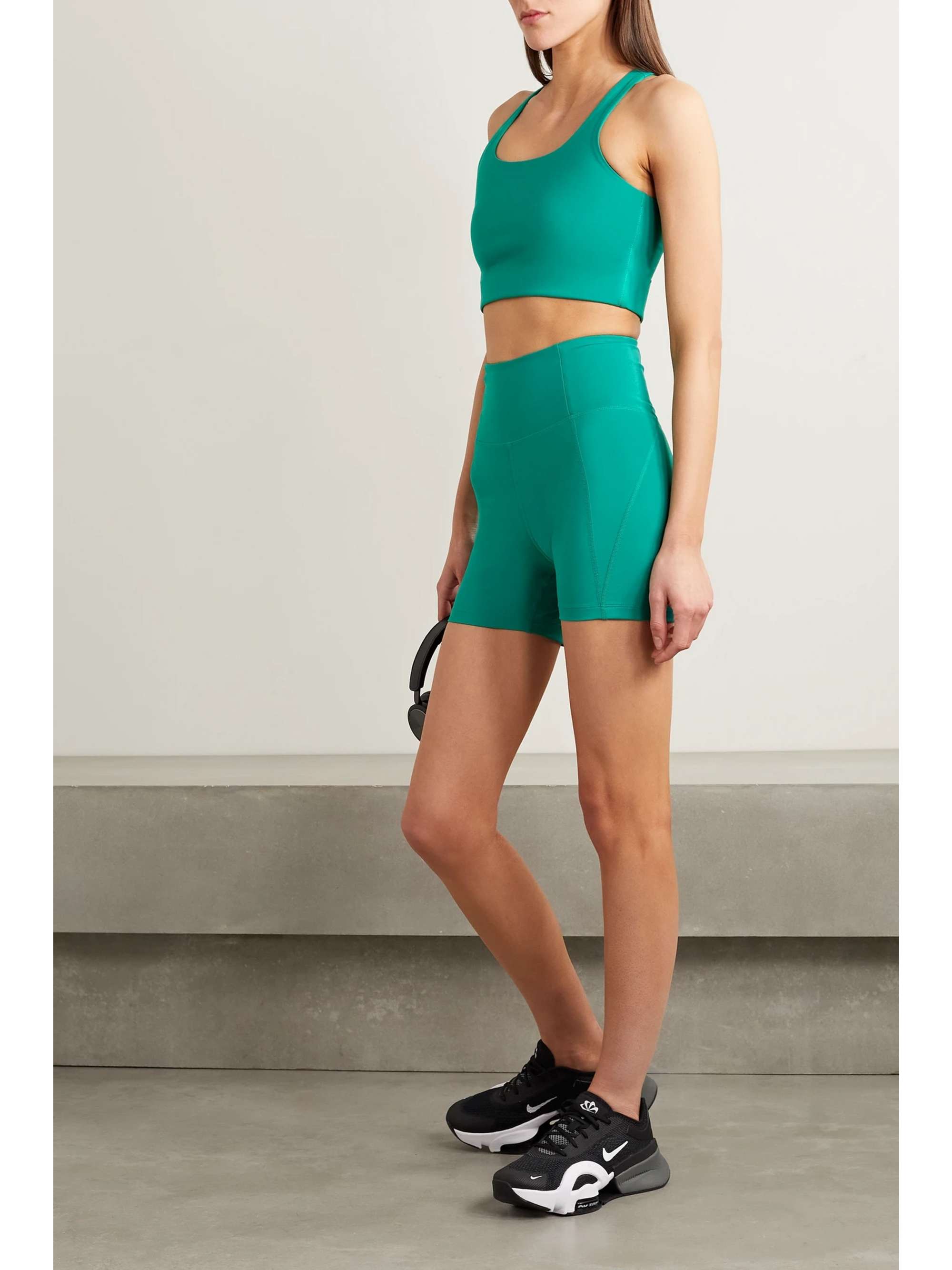 GIRLFRIEND COLLECTIVE Run Compressive stretch recycled-jersey shorts