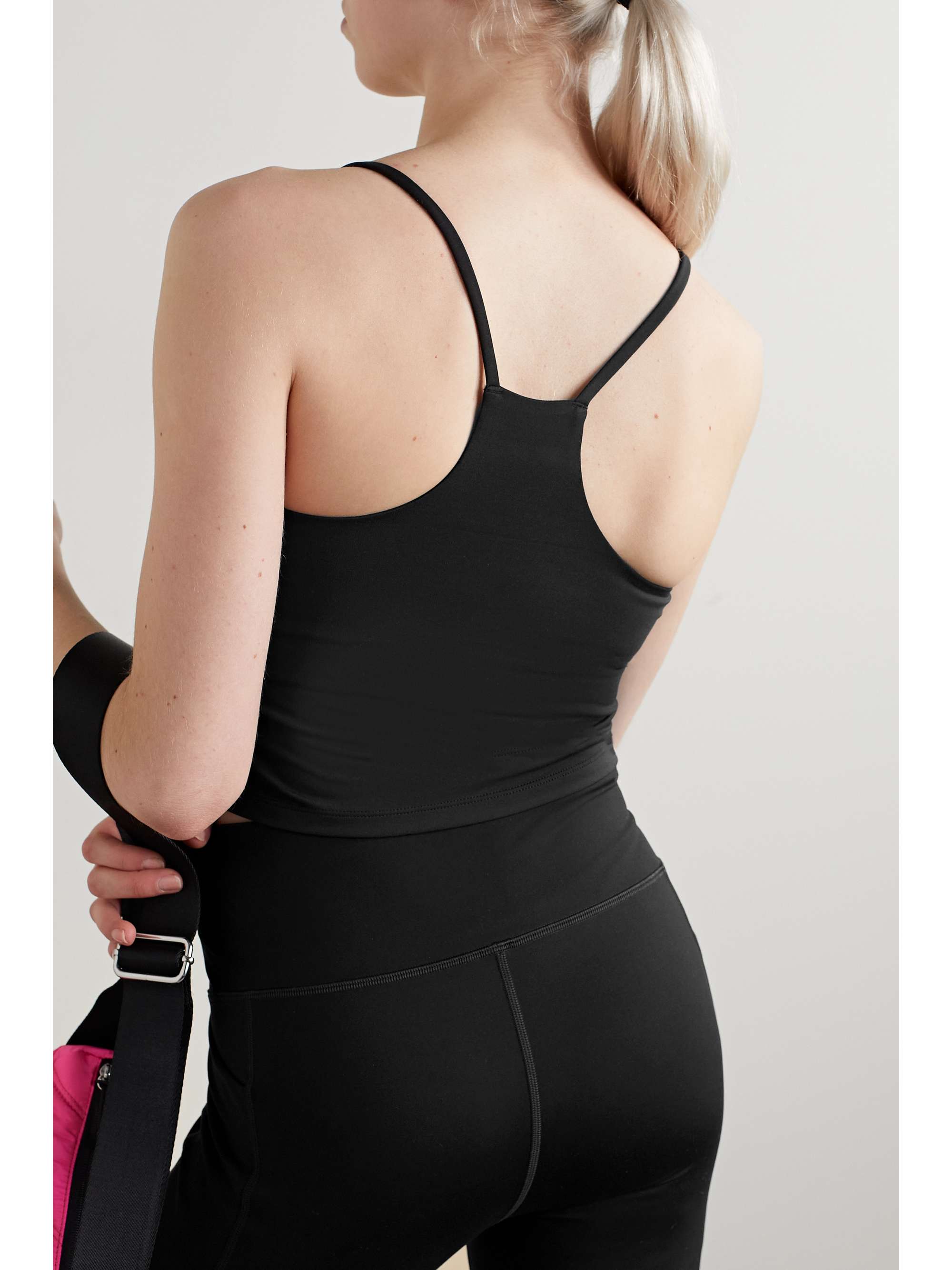 GIRLFRIEND COLLECTIVE Willa cropped stretch recycled tank