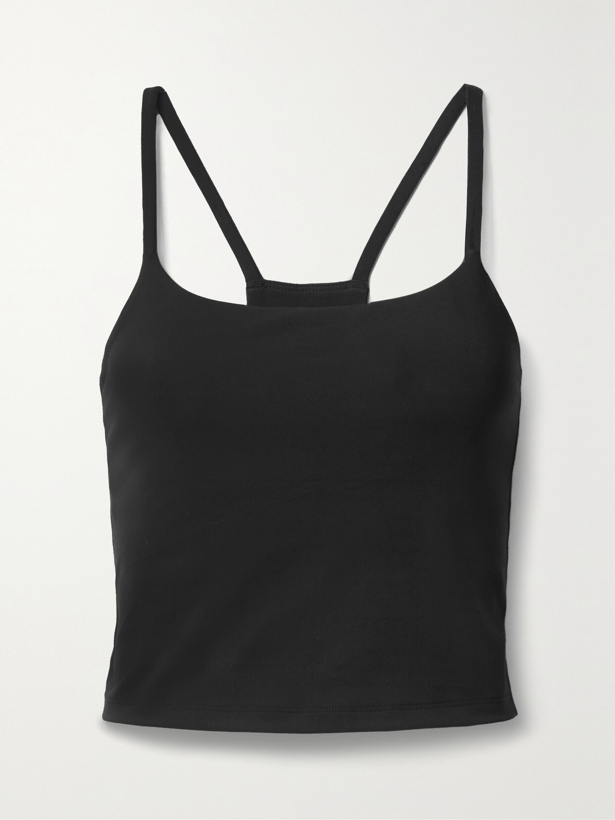 Girlfriend Collective - Willa Cropped Stretch Recycled Tank - Black