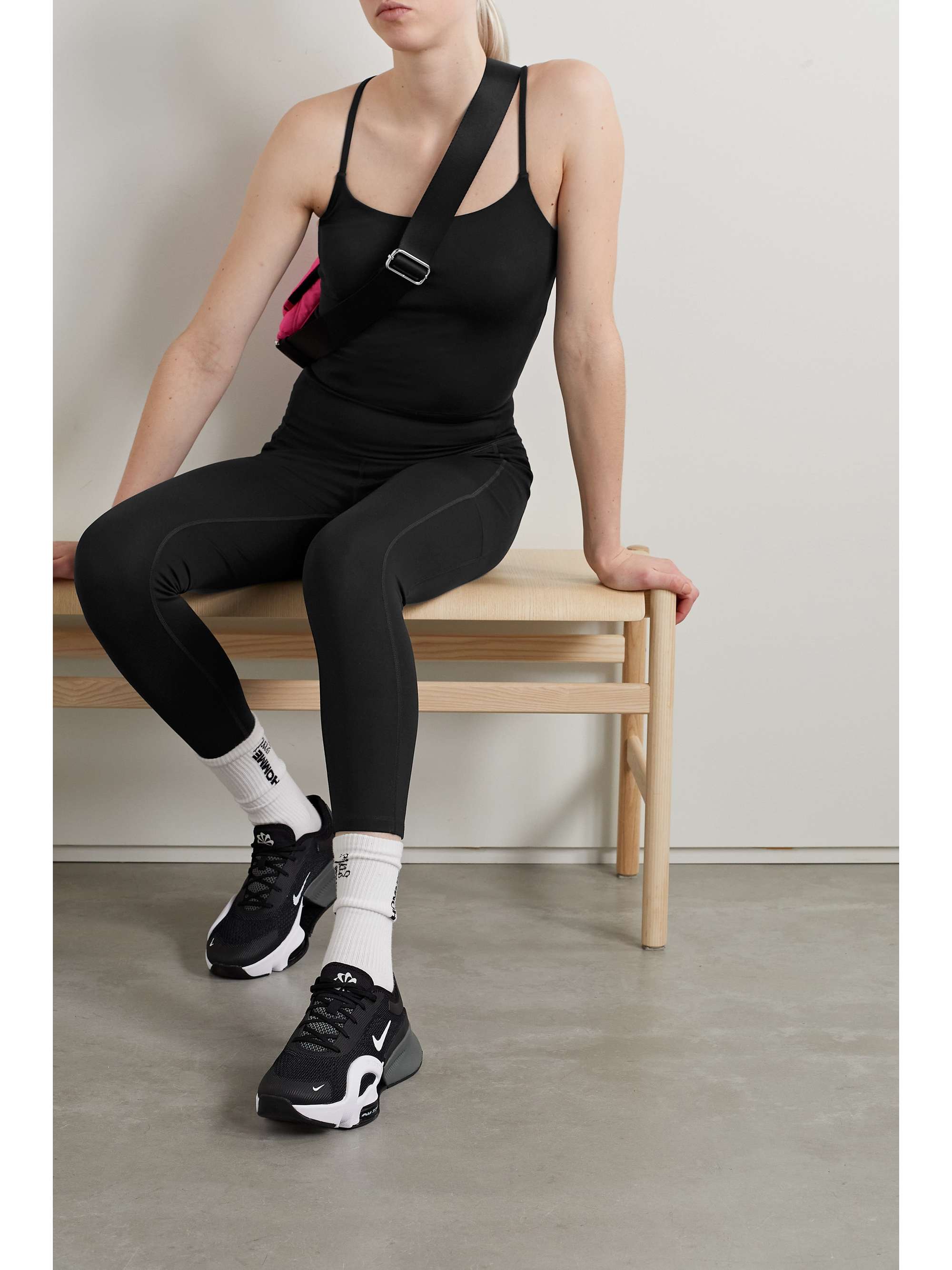 GIRLFRIEND COLLECTIVE Willa cropped stretch recycled tank