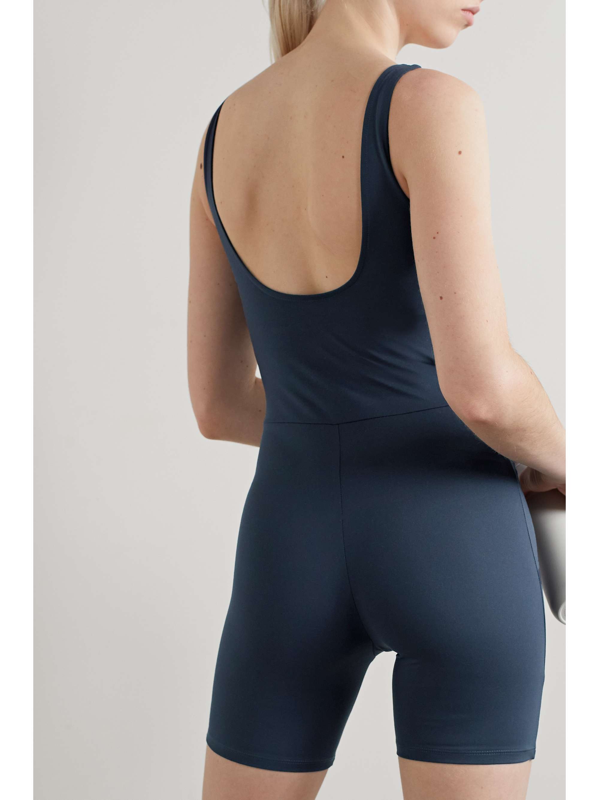 GIRLFRIEND COLLECTIVE Stretch recycled-jersey playsuit