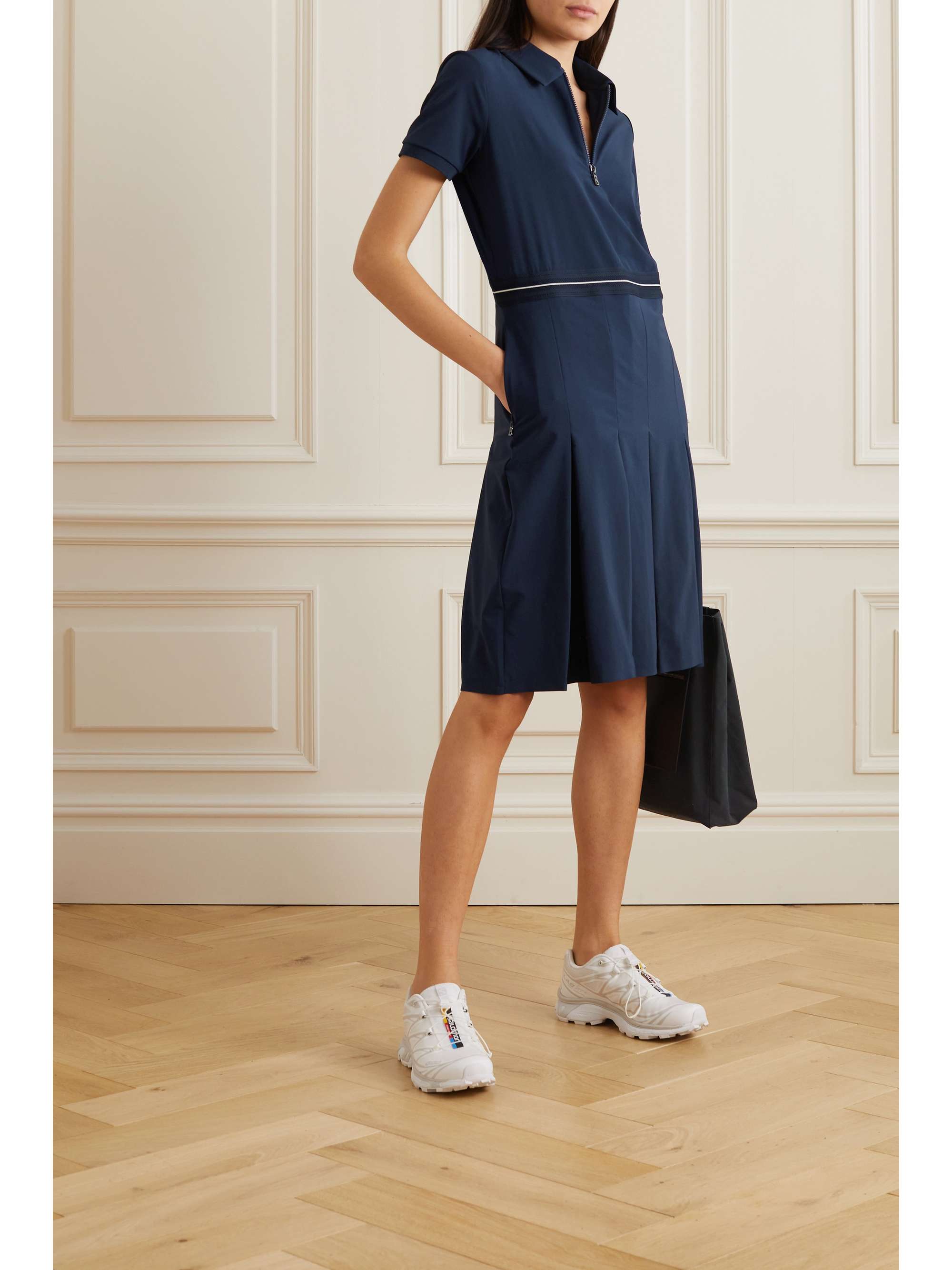 BOGNER Jana pleated stretch-jersey dress