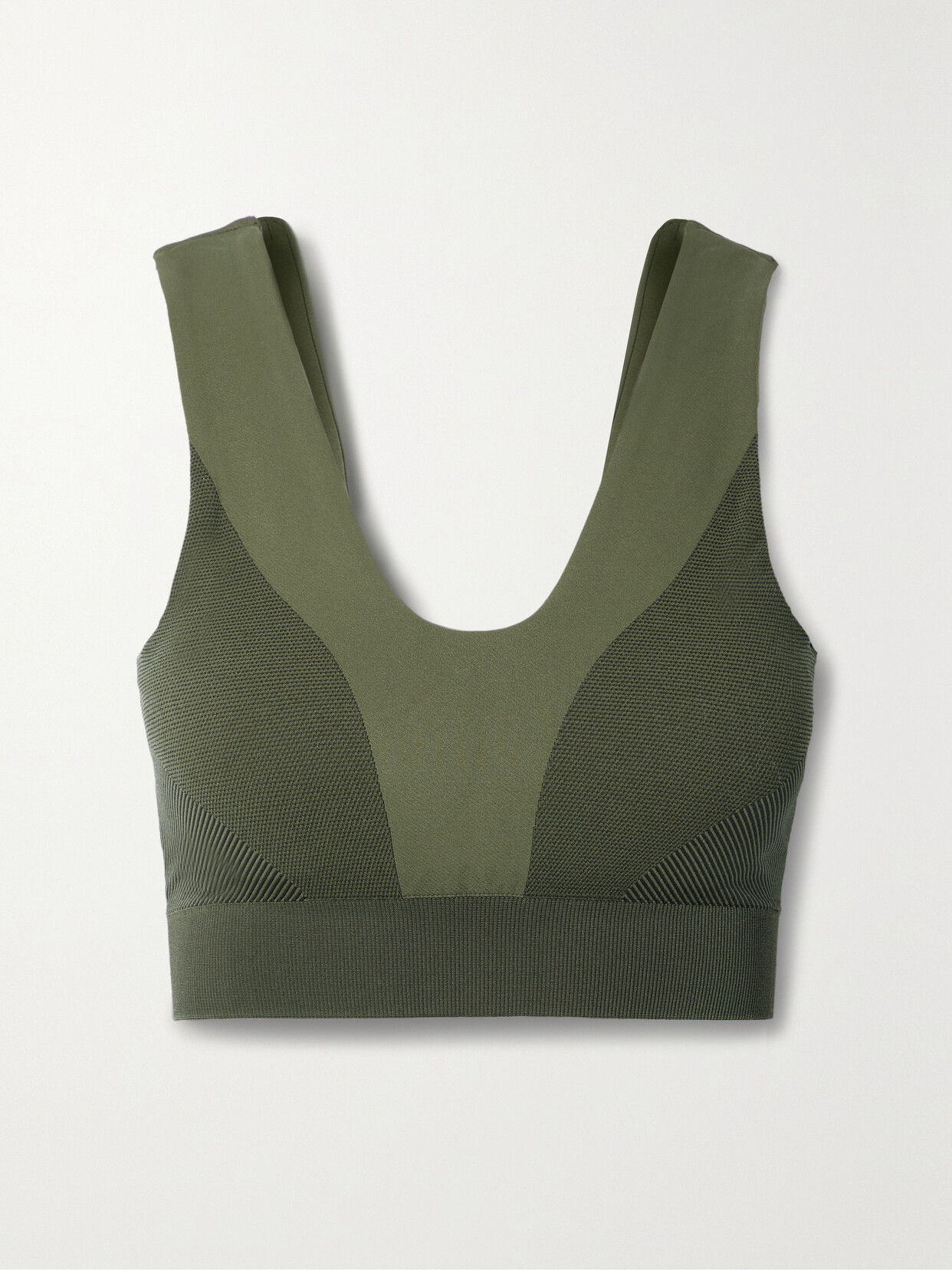 FALKE Ergonomic Sport System Core Paneled Stretch-jersey Sports Bra