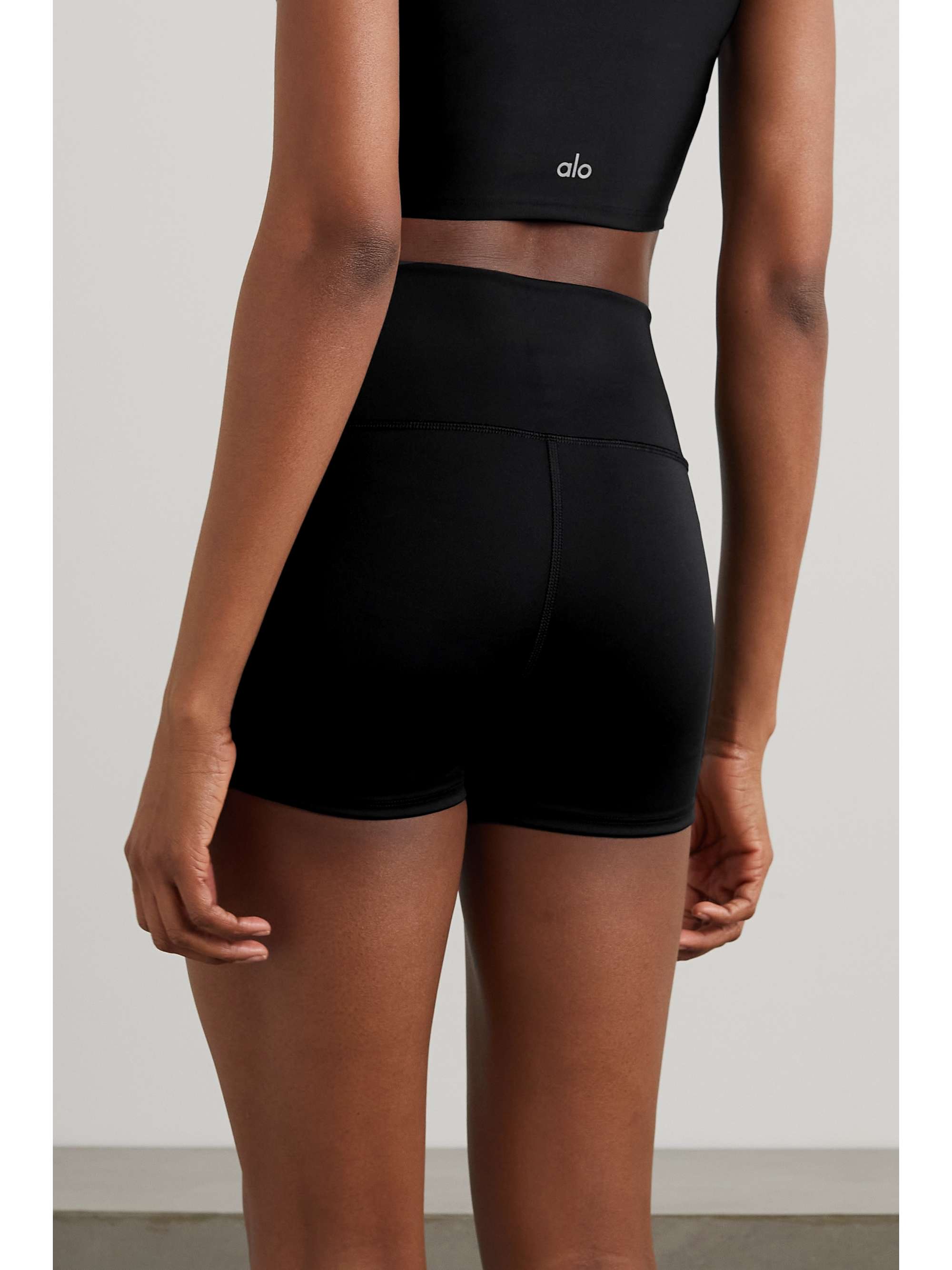 ALO YOGA Airbrush 3" stretch cycling shorts