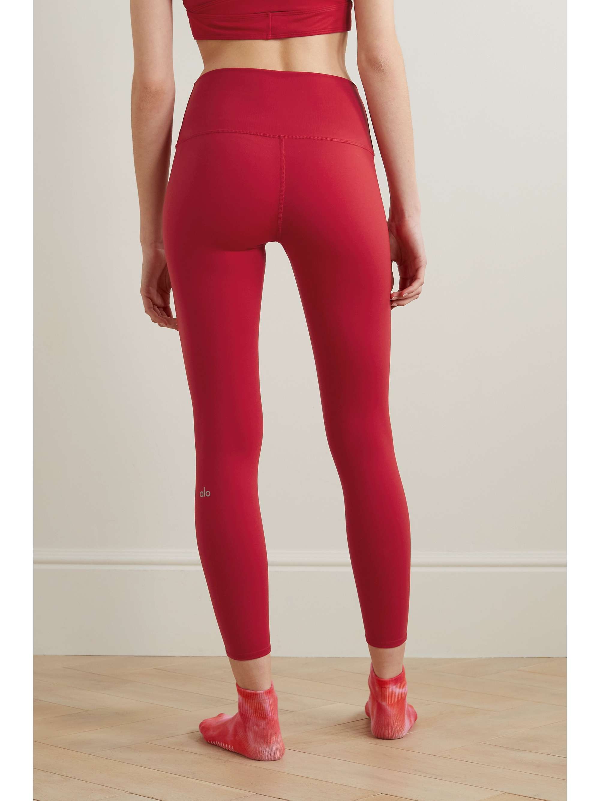 ALO YOGA Airbrush 7/8 stretch leggings NETAPORTER