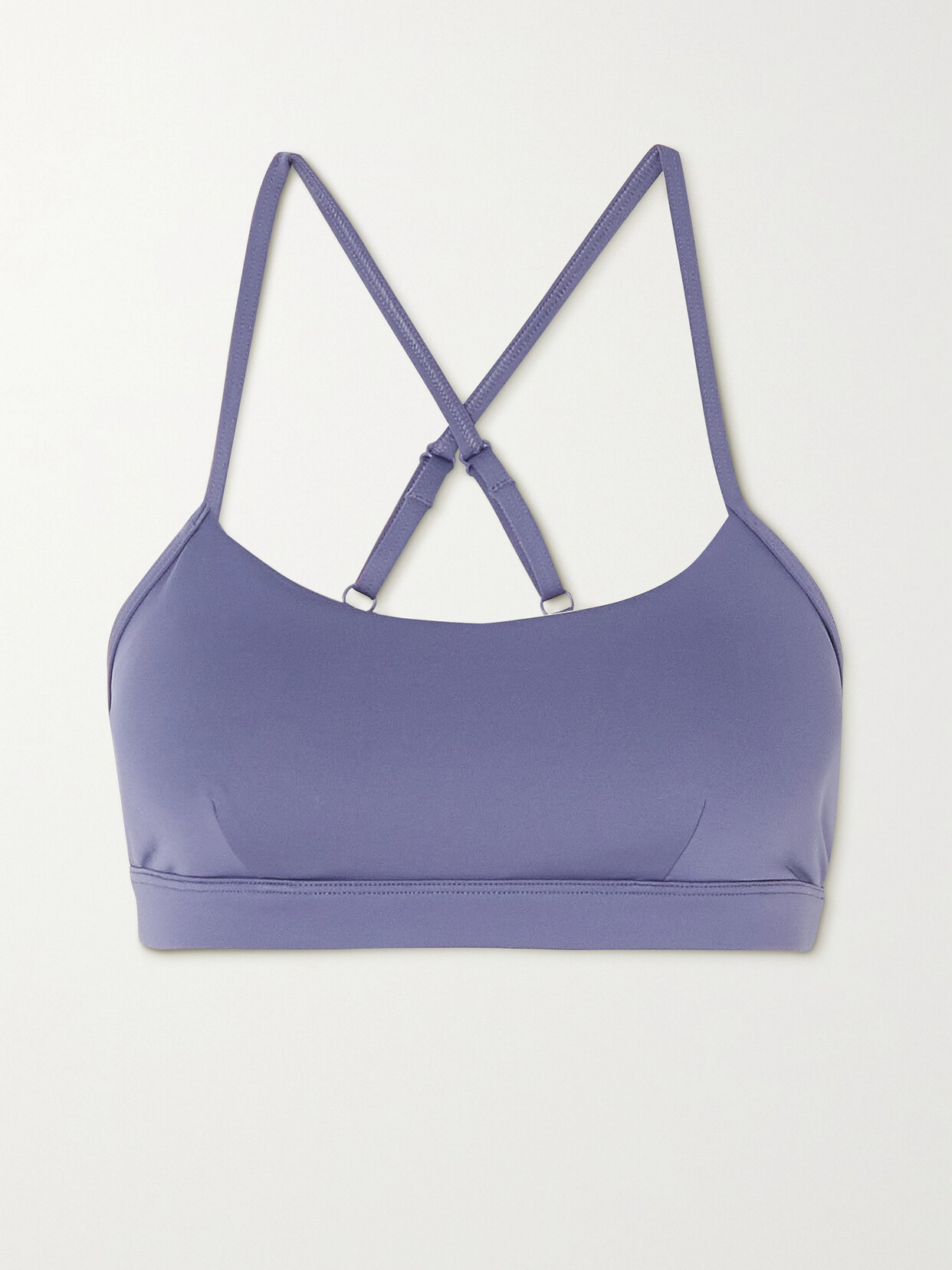 Alo Yoga - Airlift Intrigue Cutout Stretch Sports Bra - Blue