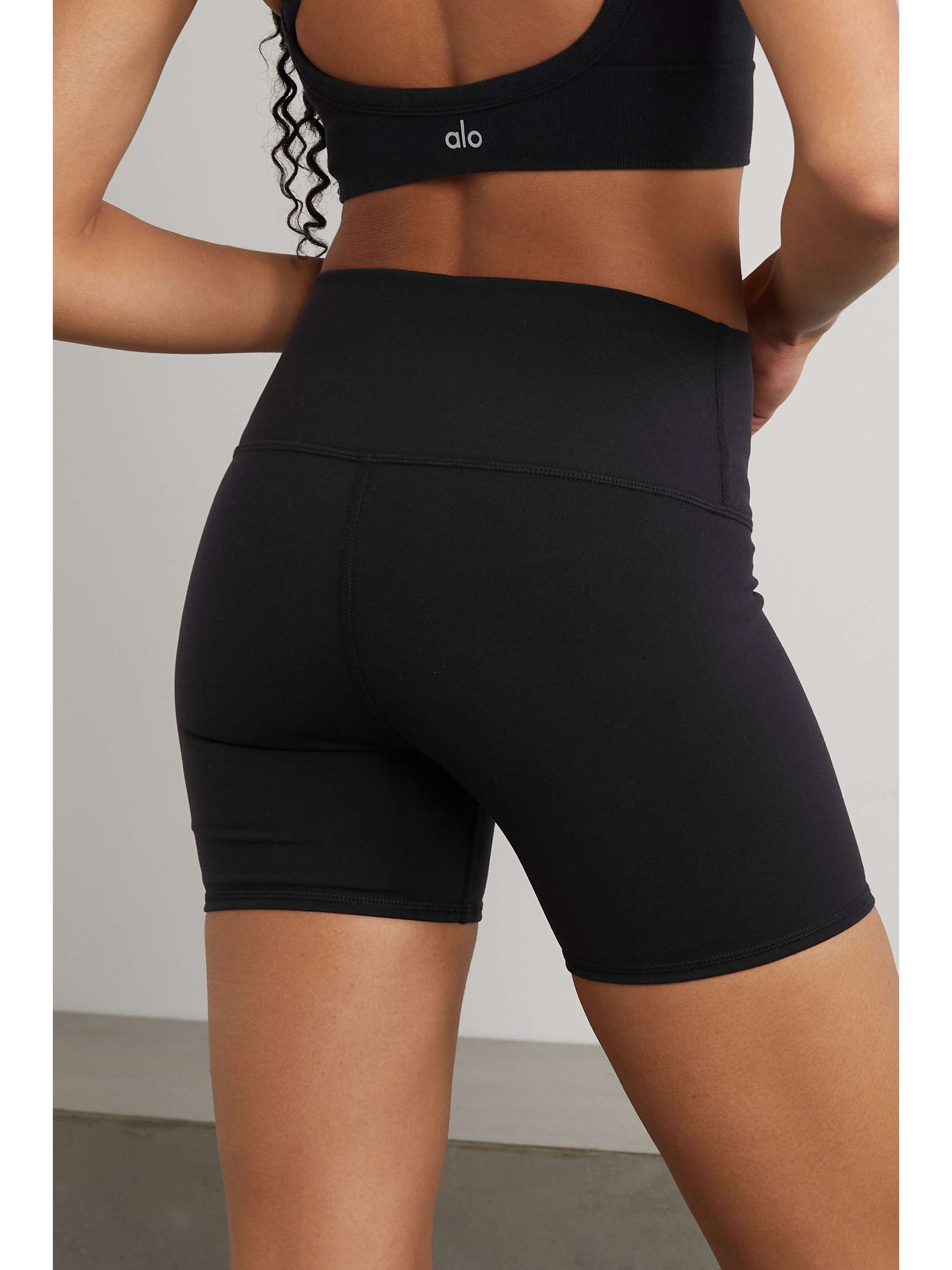 ALO YOGA Airbrush 5" stretch cycling shorts