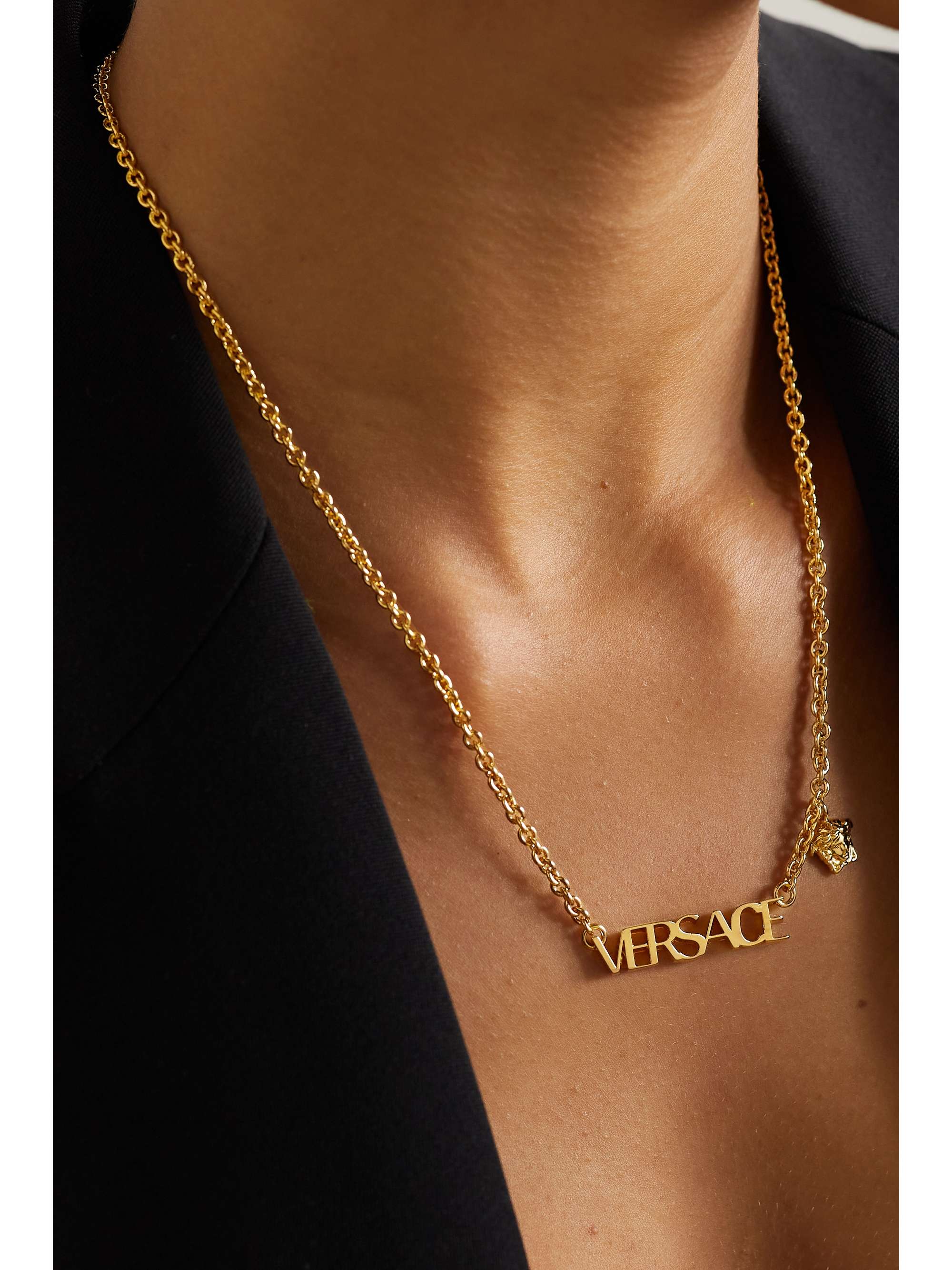 VERSACE Gold-tone necklace