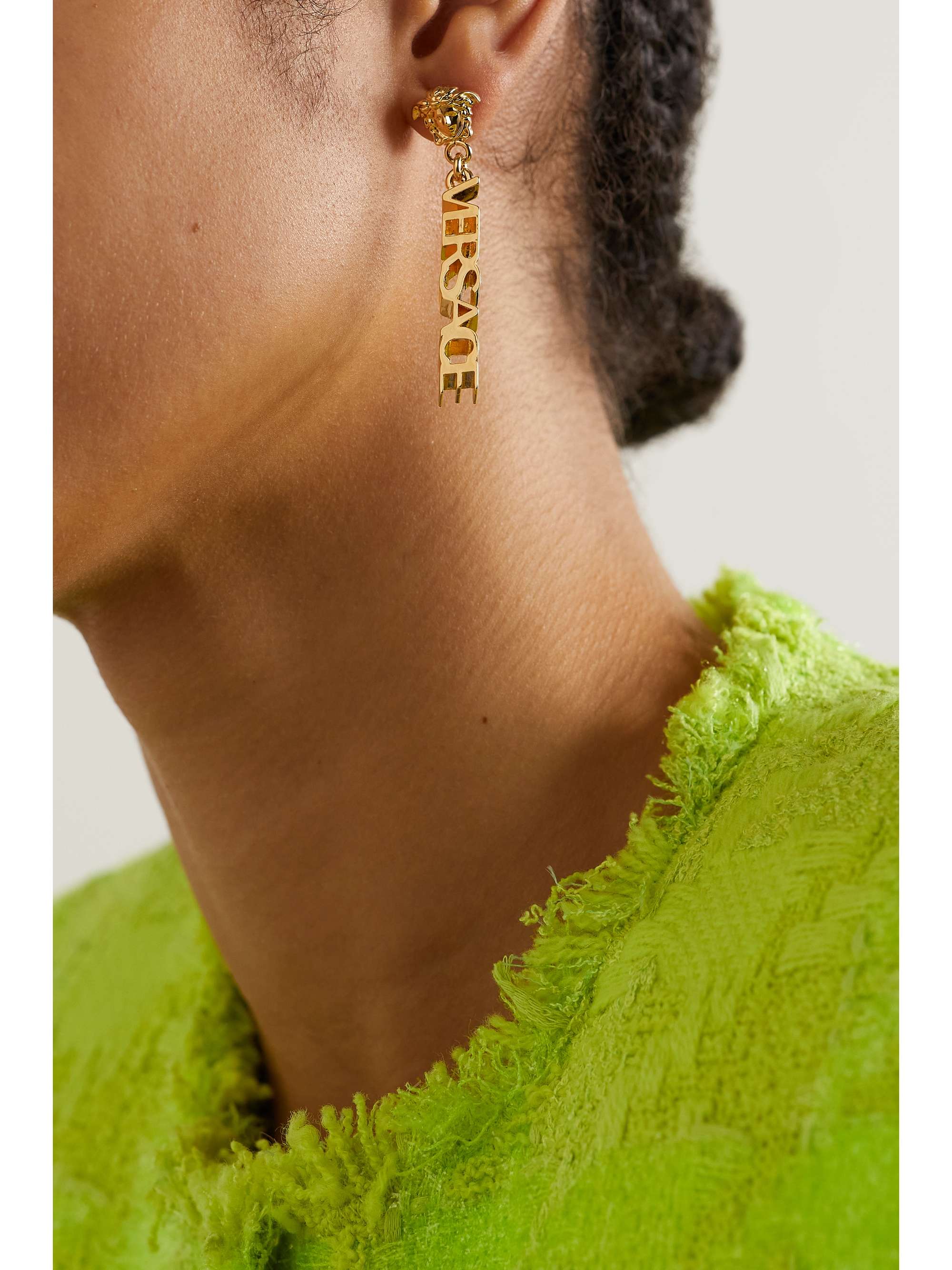 VERSACE Gold-tone earrings